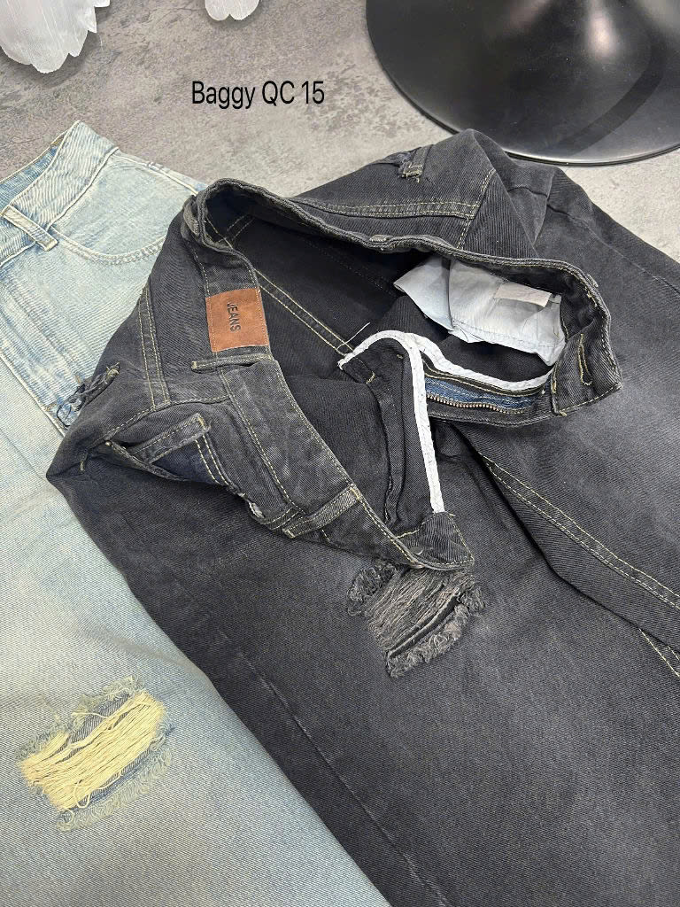 Quần baggy túi rách bigsize QJ15 dành cho nàng béo mập từ 55-90kg_thumbnail_9