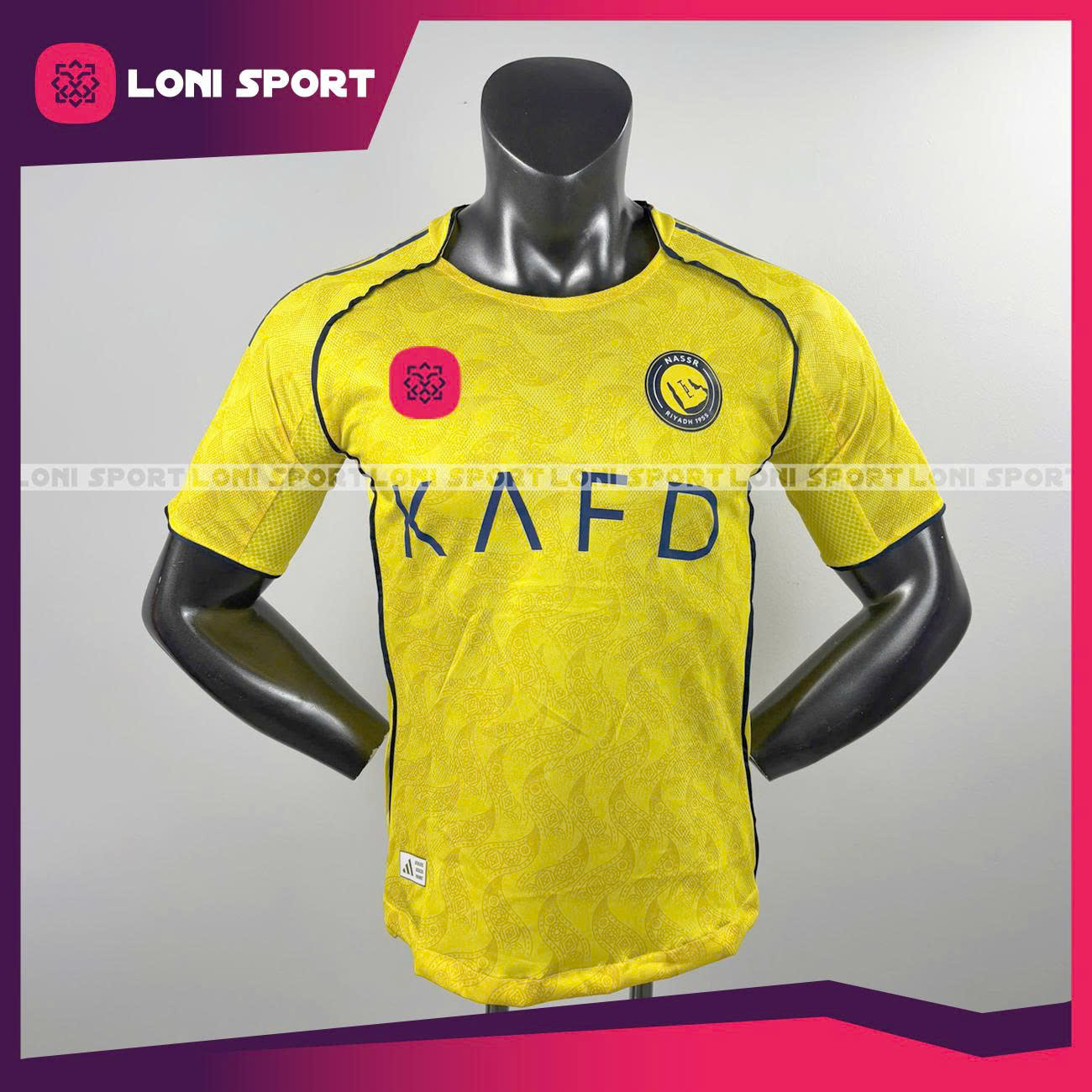 Áo Al Nassr sân nhà vàng mùa giải 25/26 - SF