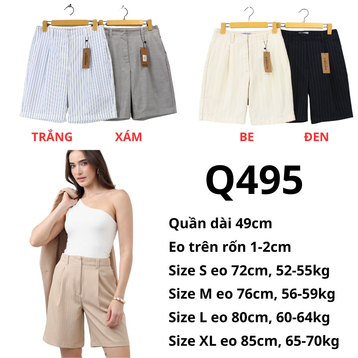Q495 Quần đùi nữ