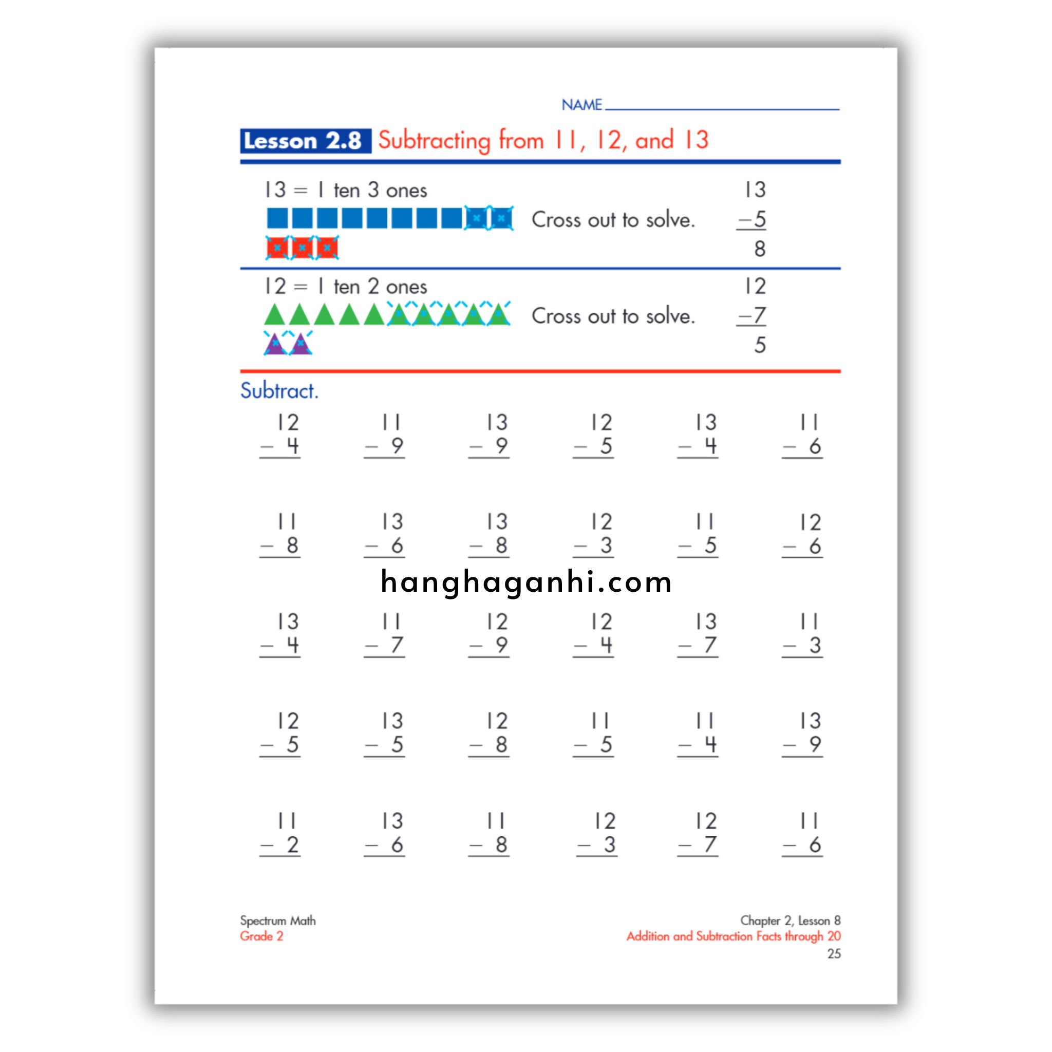Spectrum Math Workbook Grade 2- Sách Toán Tiếng Anh cho bé lớp 2_thumbnail_19