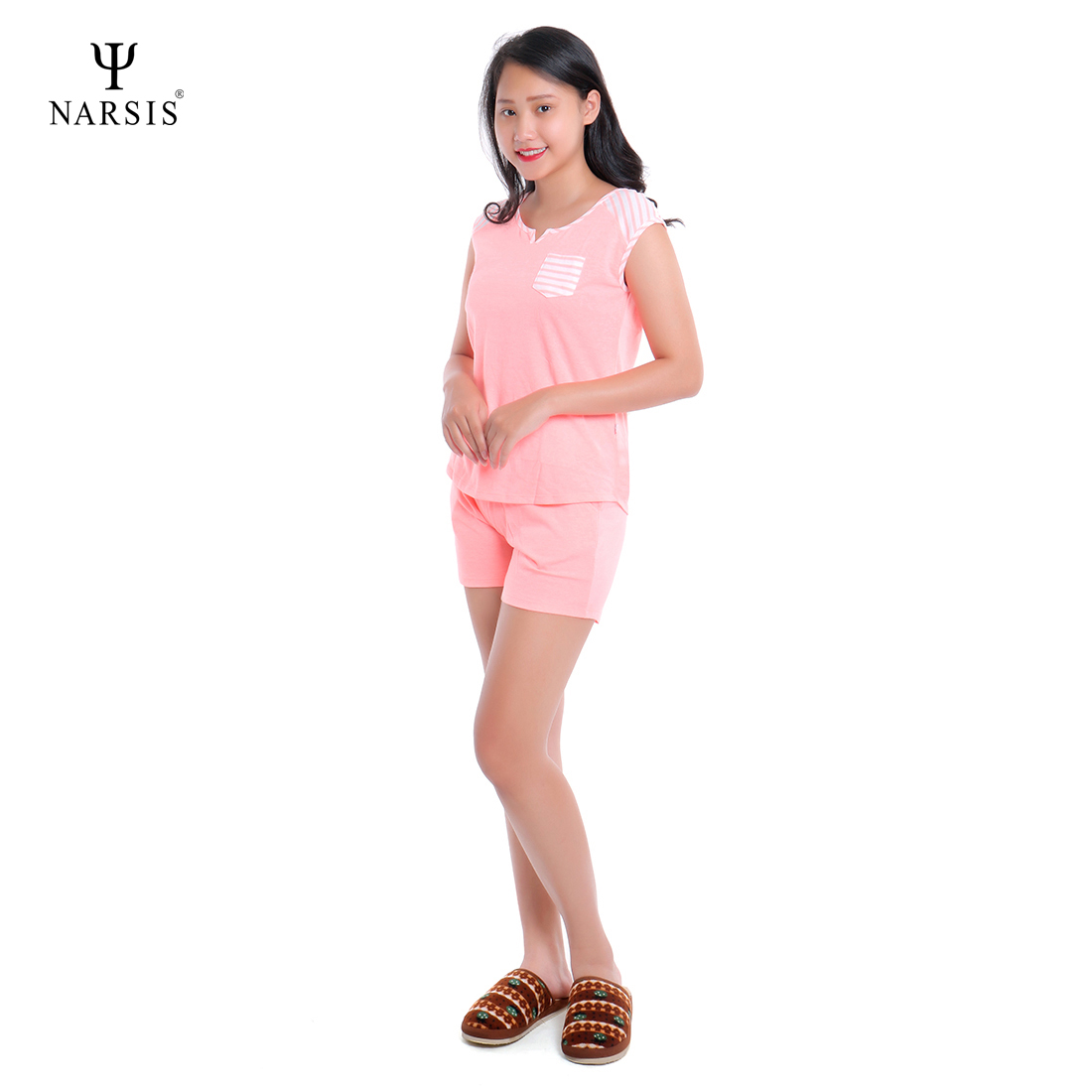 BỘ HÈ NỮ M8068 NARSIS CHẤT LIỆU THOÁNG MÁT, DỄ CHỊU, THOẢI MÁI CẢ NGÀY, DỄ VẬN ĐỘNG