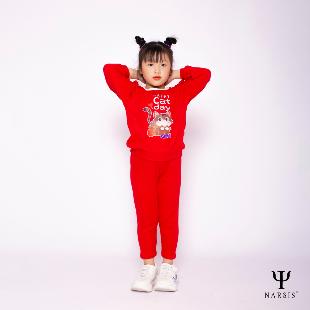 BỘ THU ĐÔNG BÉ GÁI NARSIS, ĐỒ BỘ THU ĐÔNG BÉ GÁI ,CHẤT LIỆU COTTON CAO CẤP KM2035 NARSIS CHẤT LIỆ...