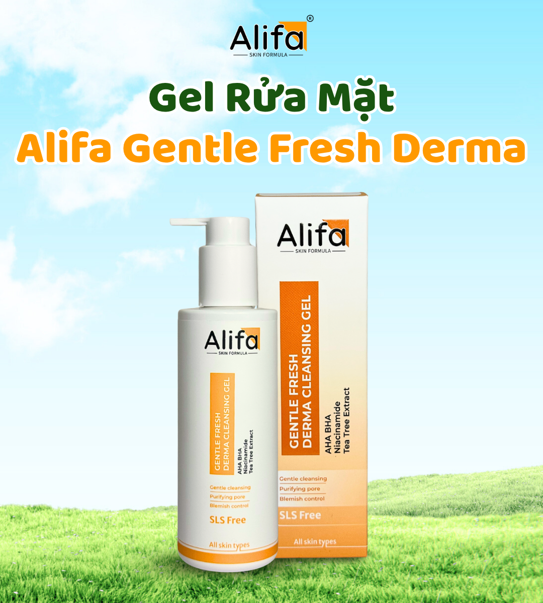 Gel rửa mặt sạch sâu Alifa Gentle Derma Cleansing 200ml