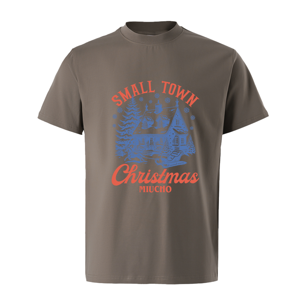 Áo phông nam giáng sinh noel form rộng cổ tròn vải cotton thoáng mát 1793 Miucho Iconic in mix_thumbnail_19