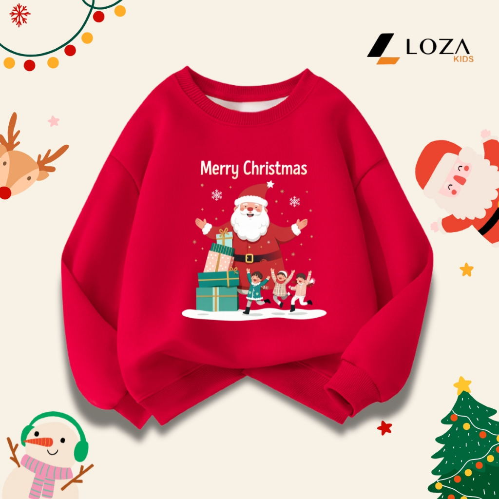 Áo nỉ cho bé in hình giáng sinh nhiều mẫu -  Loza Kids G0429_thumbnail_10