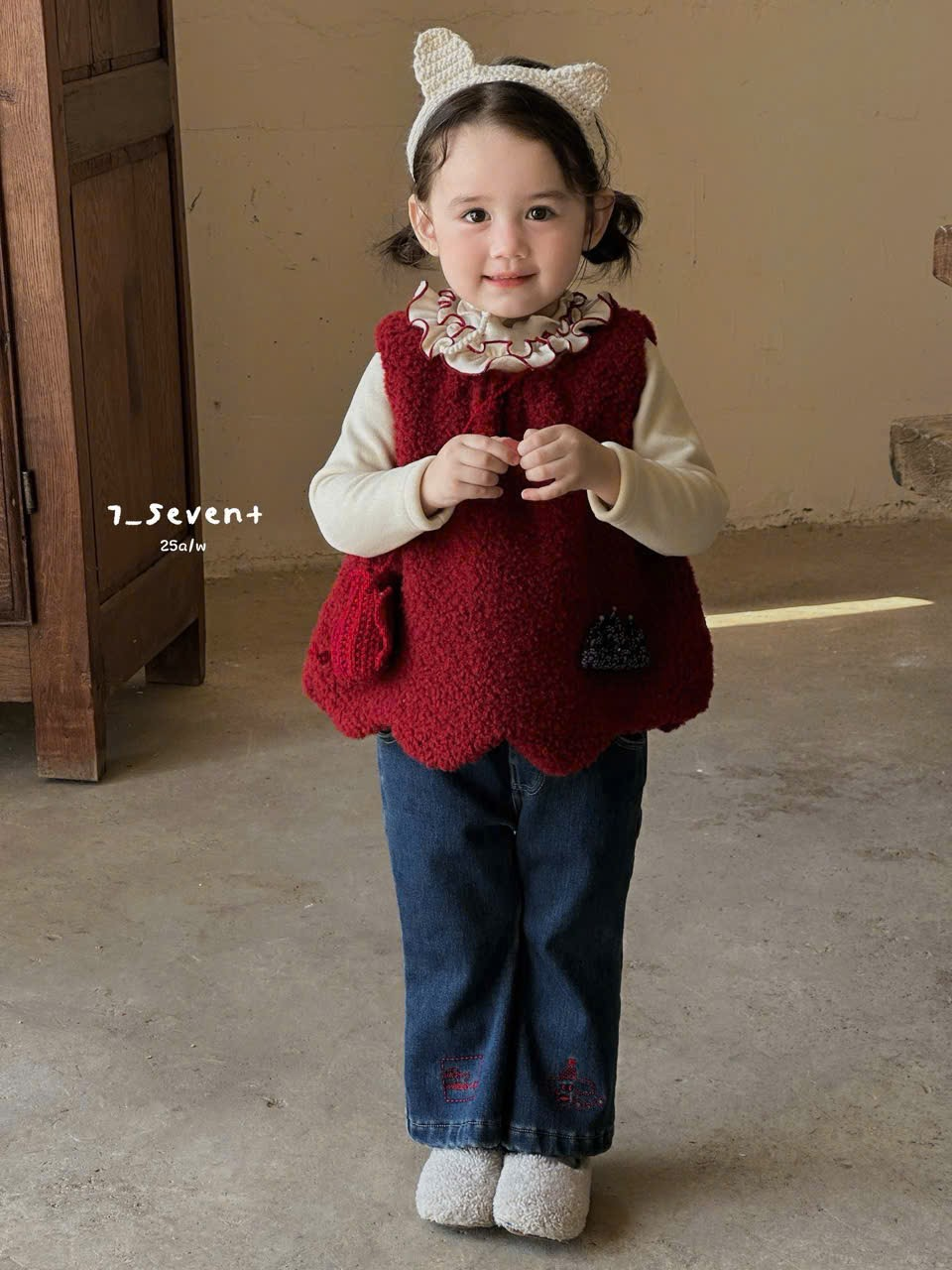 (G194) Set áo 2 chi tiết gồm áo giữ nhiệt và áo gile đỏ Seven_thumbnail_0