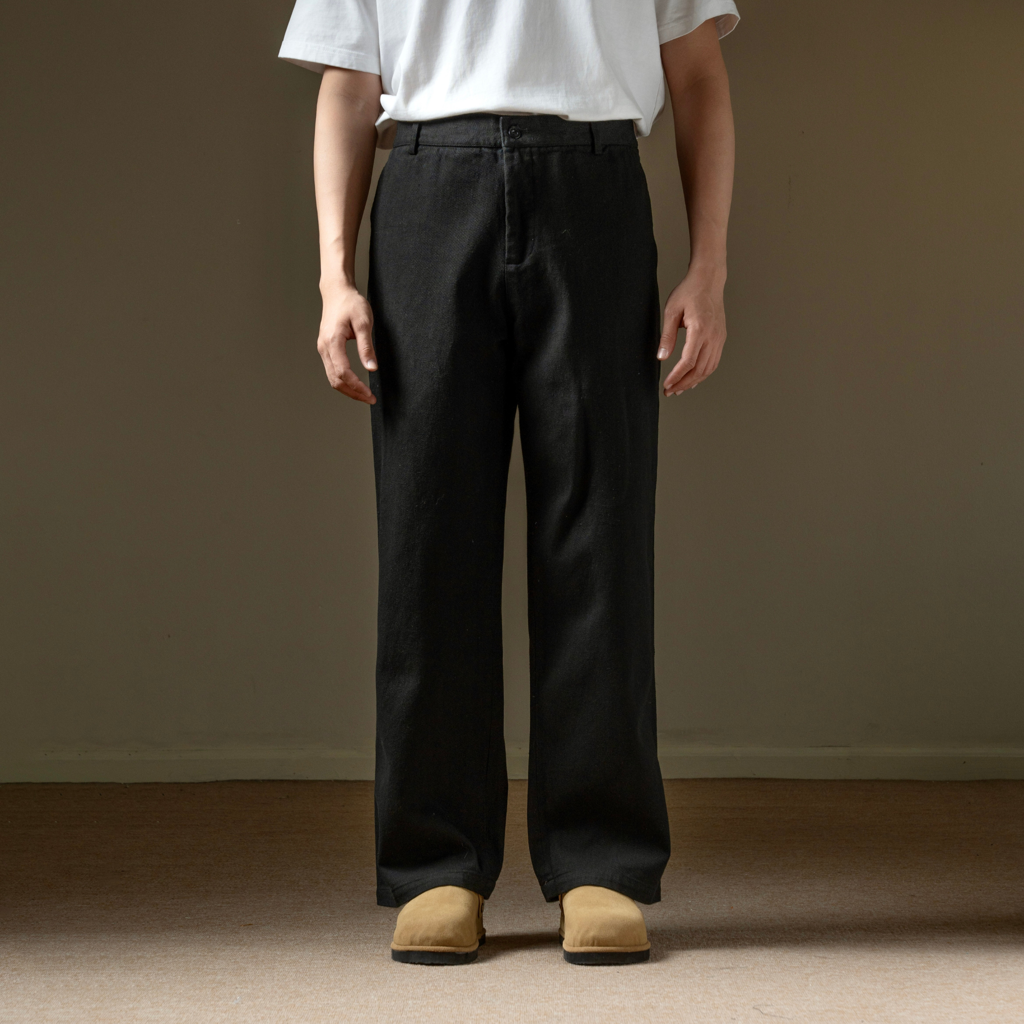 Quần Dài Strange Vải Kaki Form Fit Straight_thumbnail_2