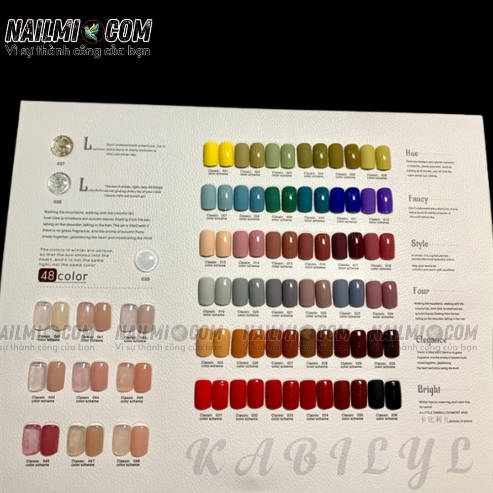 Set sơn gel - 48 màu - KABILYL