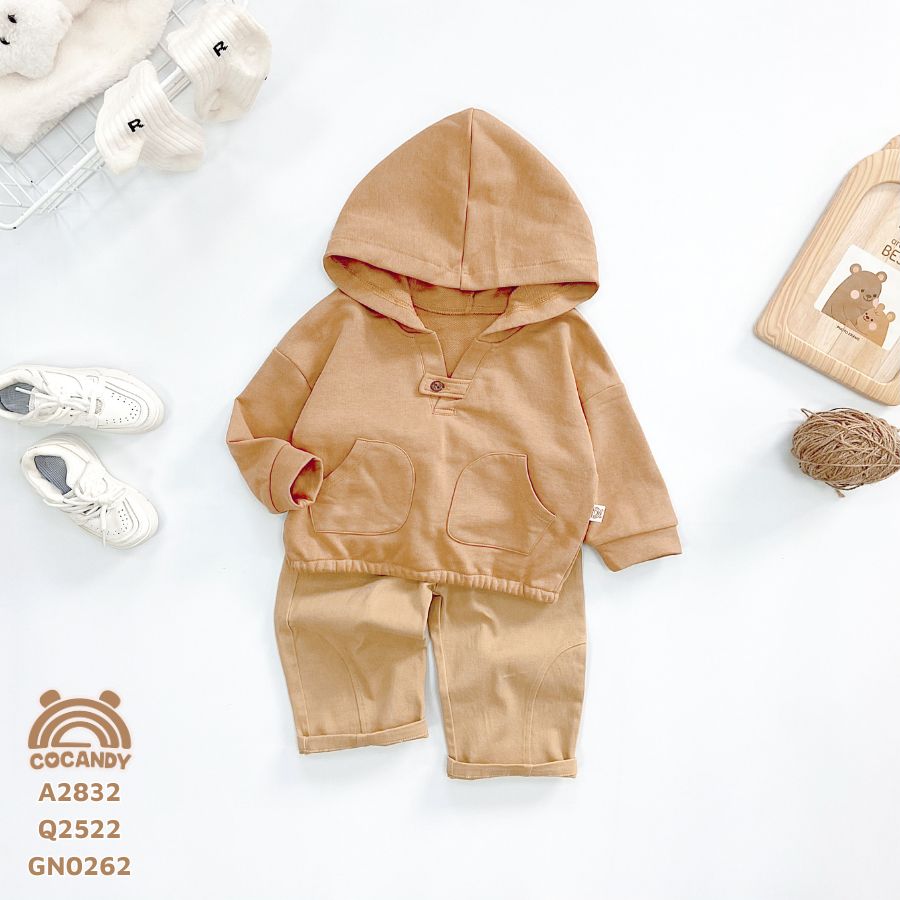 Áo dài hoodie NÂU 2 túi_thumbnail_3