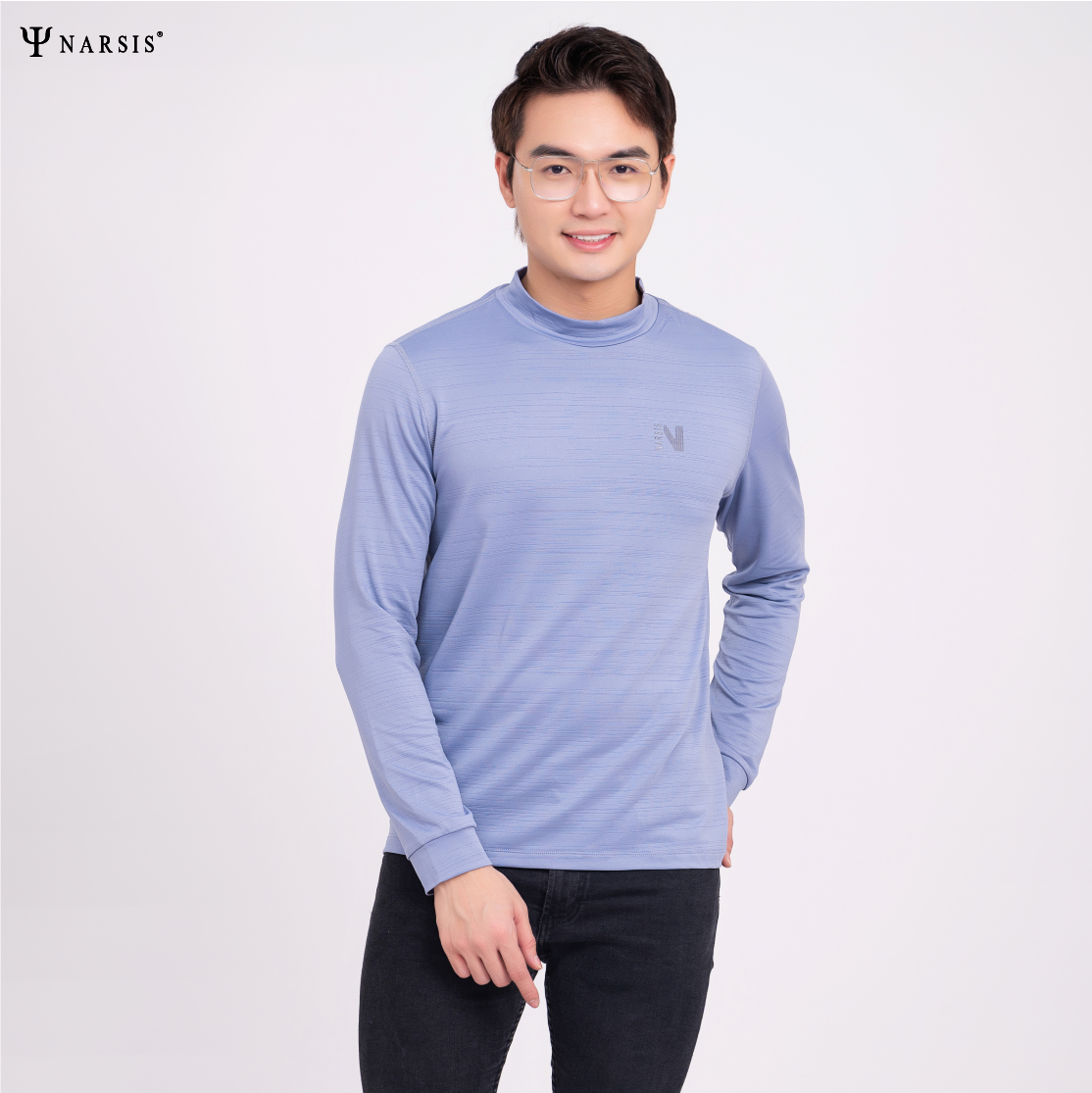 ÁO THU ĐÔNG NAM D0036 NARSIS CHẤT LIỆU THOÁNG MÁT, DỄ CHỊU, THOẢI MÁI CẢ NGÀY, DỄ VẬN ĐỘNG_thumbnail_3