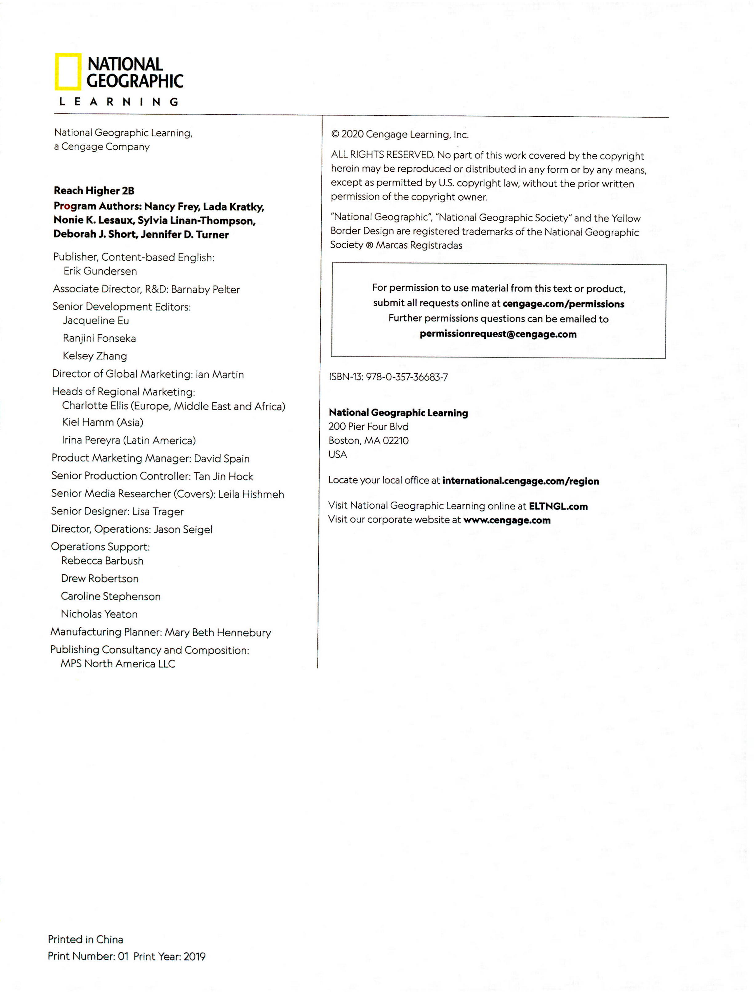 National Geographic Reach Higher 2B Student's Book (2020 – American English) – Sách giấy gáy đóng KEO nét đẹp_thumbnail_2