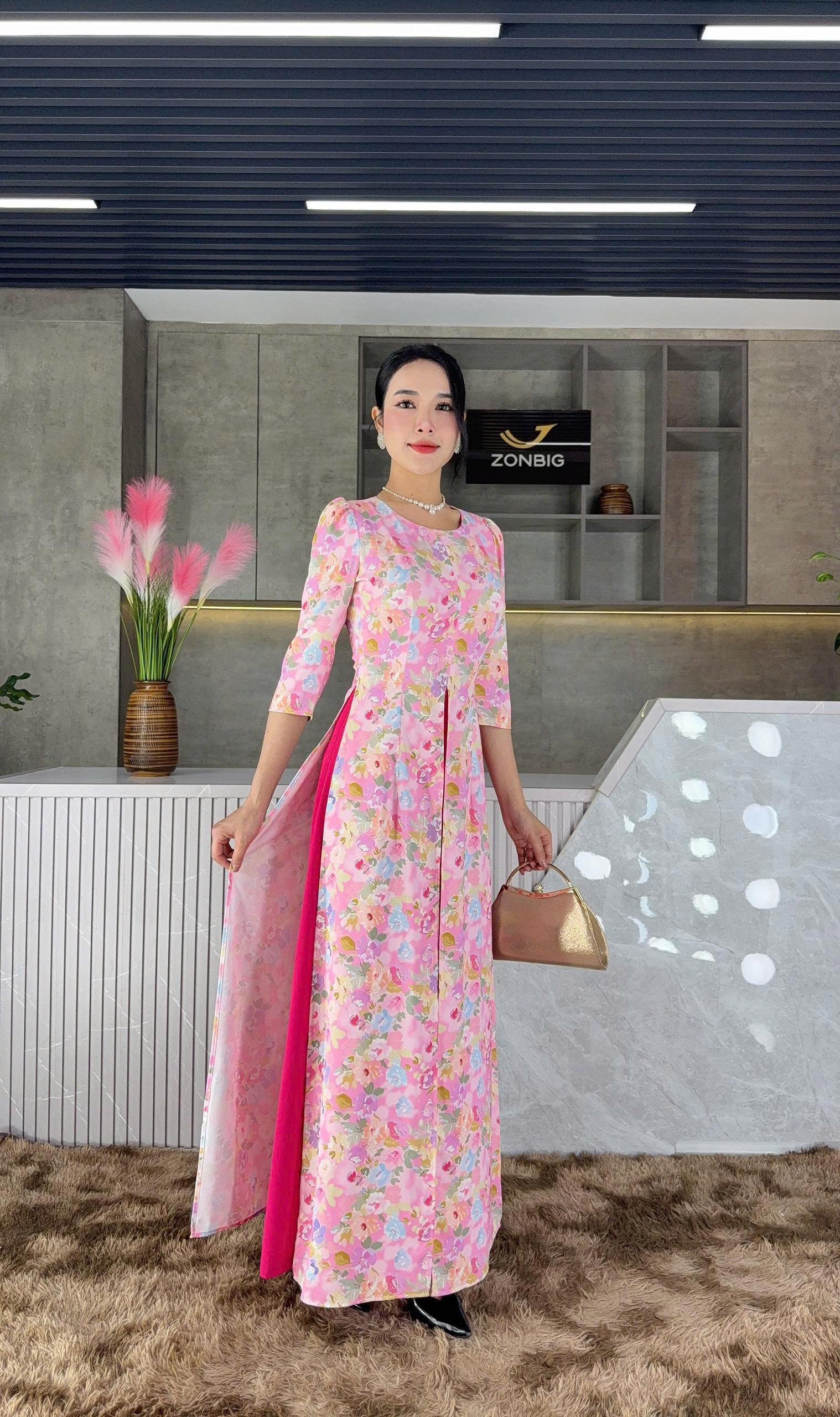 Đầm giả áo dài - Y2080 - Thương hiệu Zonbig_thumbnail_2