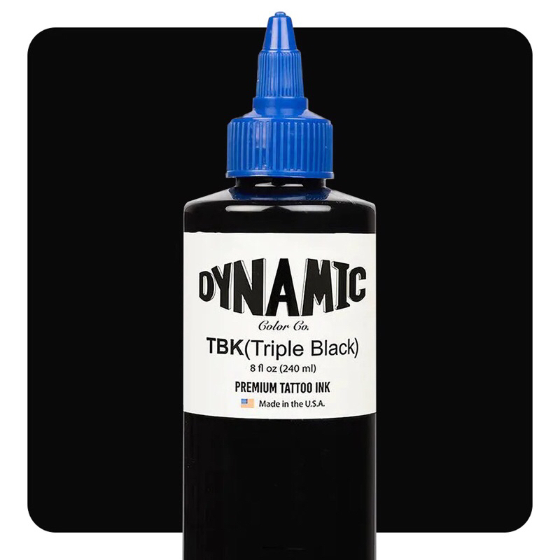 Dynamic Tattoo Ink Triple Black (TBK) - 8 oz.