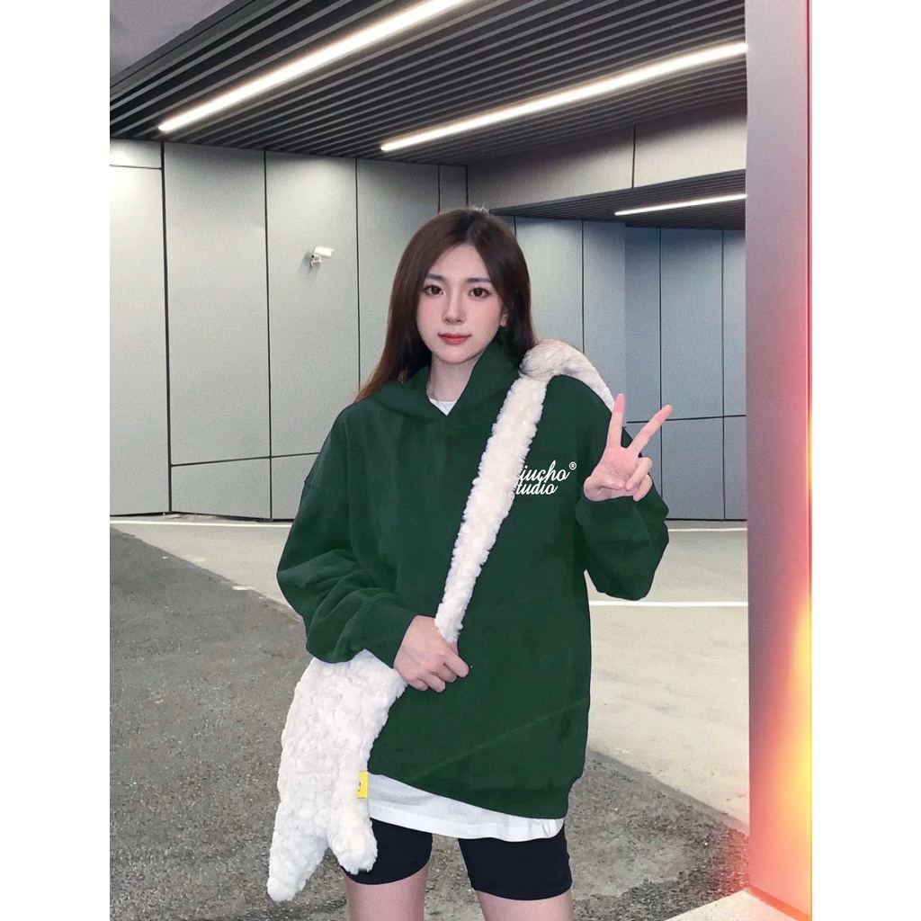 Áo hoodie nam unisex form rộng HDD042 Miucho chân cua dày dặn in graphic_thumbnail_3