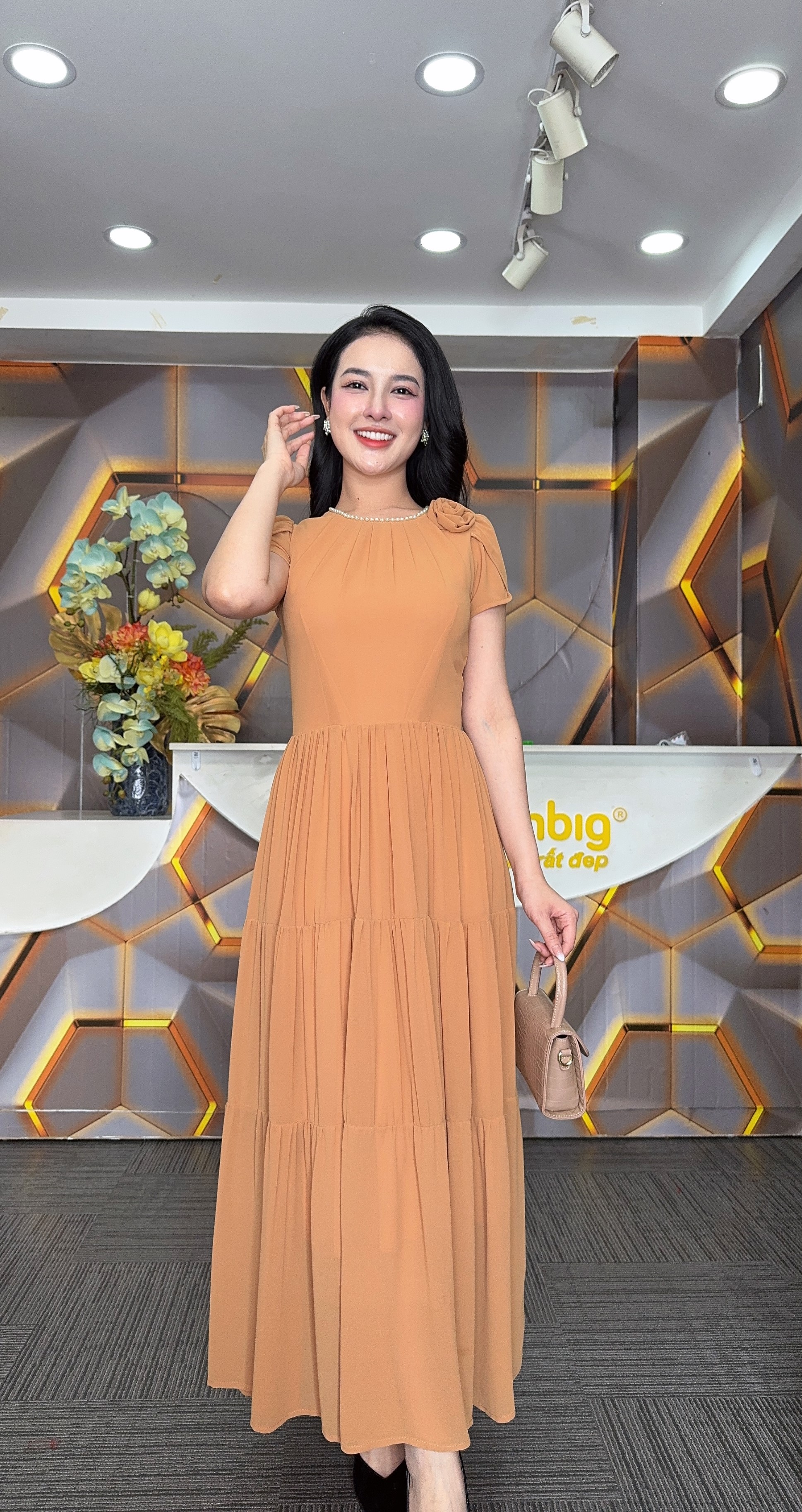 Đầm xòe - Y1891 - Thương hiệu Zonbig_thumbnail_3