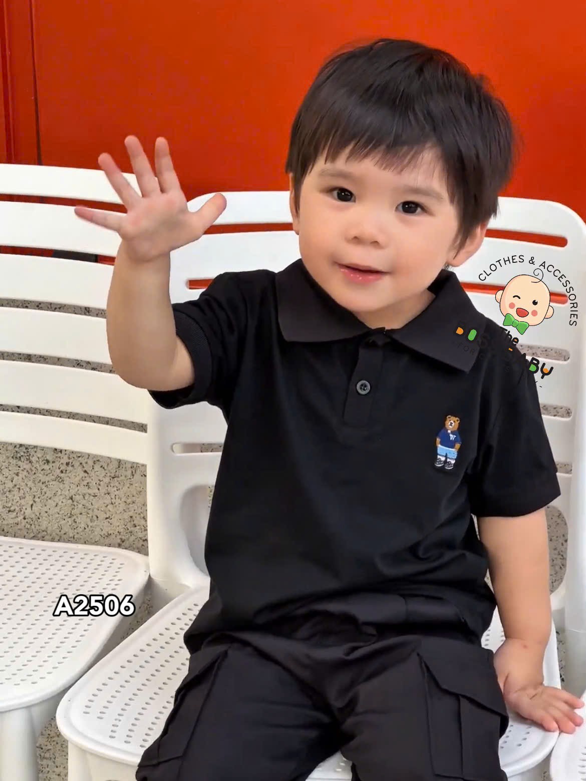 Áo polo cotton trơn gấu LA_thumbnail_3