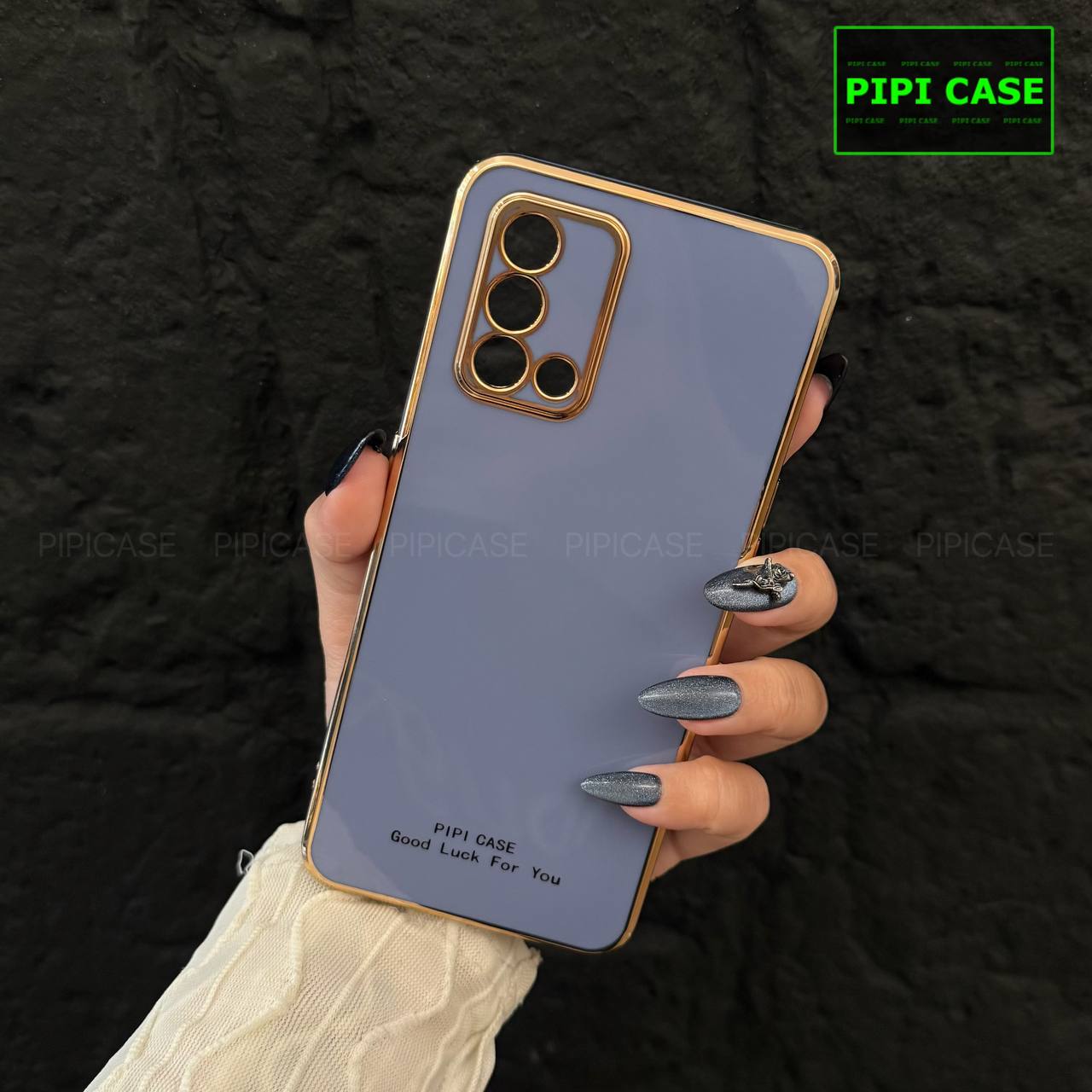Ốp Lưng Oppo A74 4G - Royal - Xám