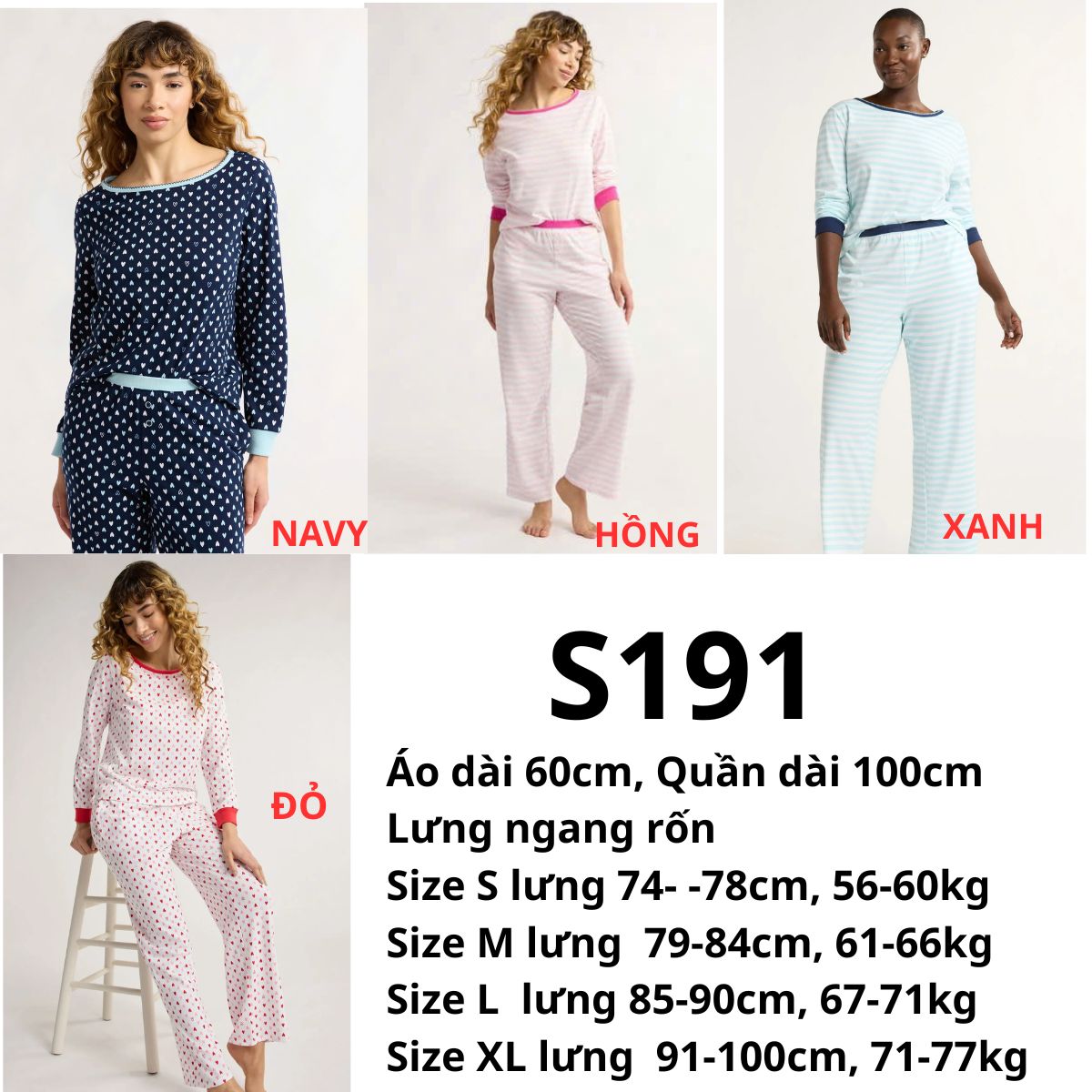 S191 Sét đồ bộ