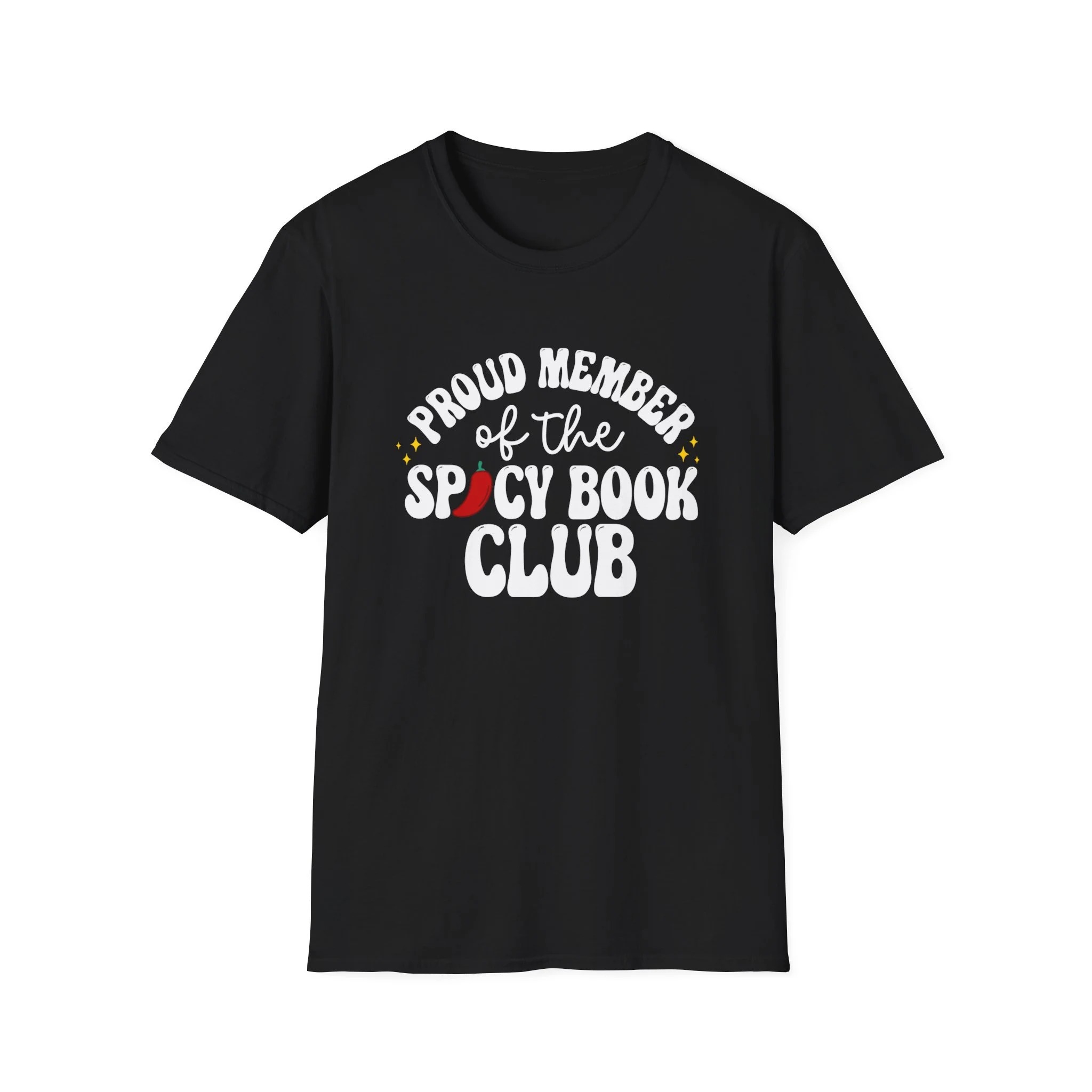 Spicy Book Club Shirt - Proud Member Tee Smut Reader Gift BookTok Romance Book Lover T-Shirt_thumbnail_1