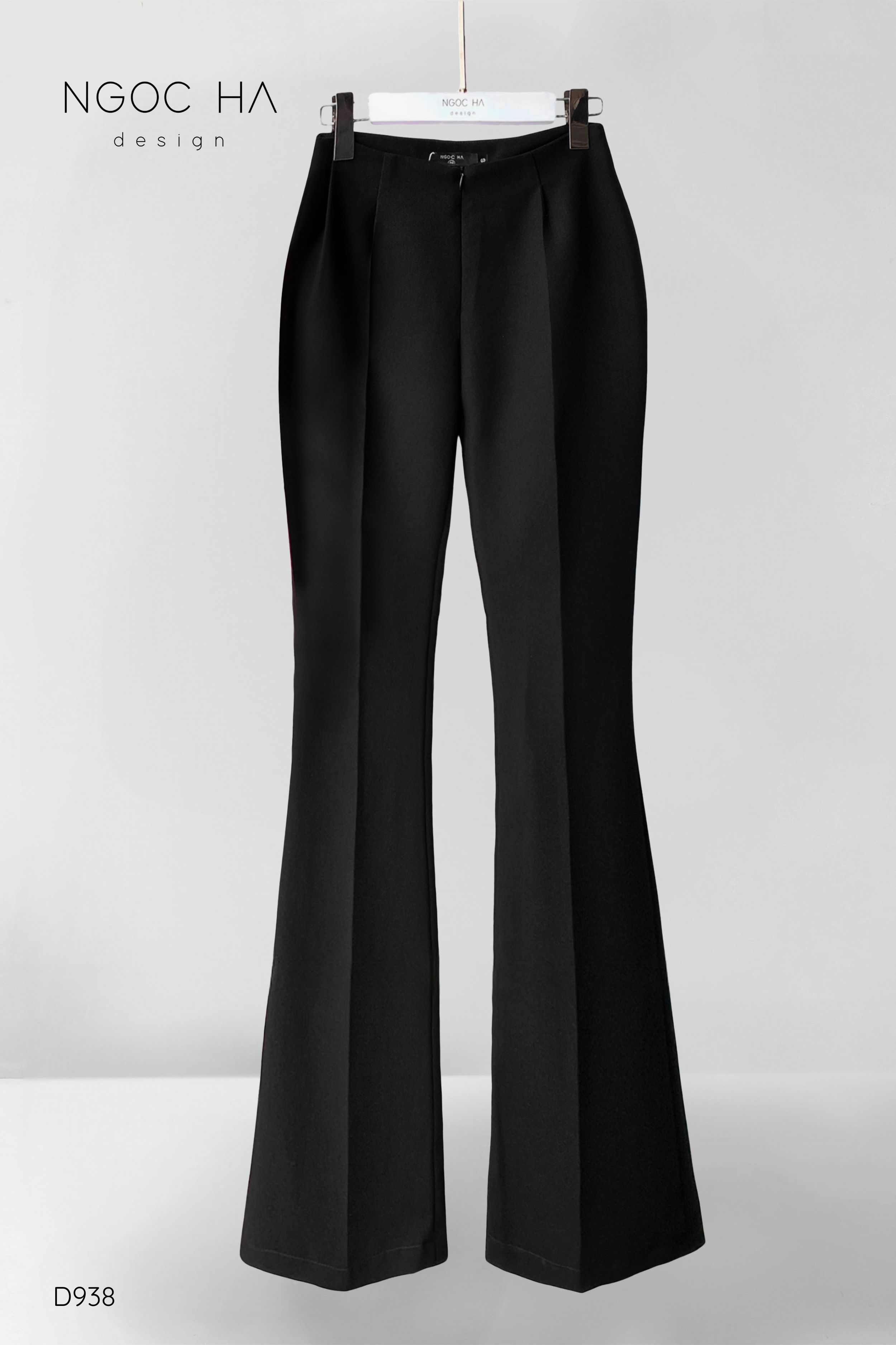 Selin Pants _ Quần Cạp Cao Xếp Ly Giữa 2 màu Đen, Cam - Q007