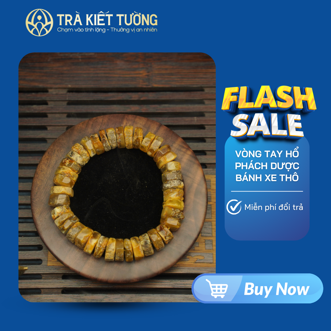 Vòng Tay HỔ PHÁCH DƯỢC BÁNH XE THÔ 14LI