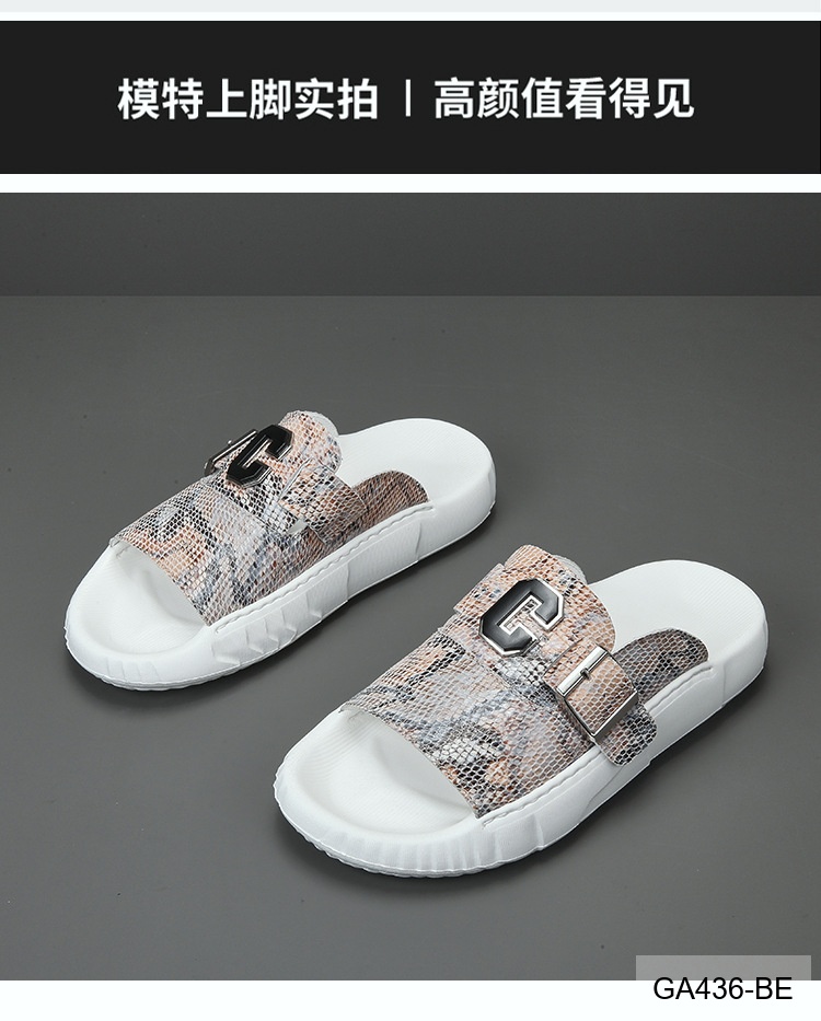 GA436 - Dép xỏ ngón nam thời trang da bò họa tiết rắn đế cao su êm chân_thumbnail_4