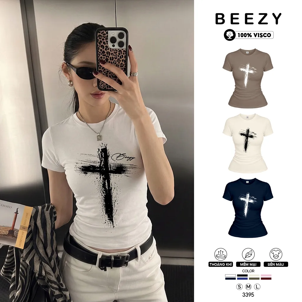 Áo baby tee ôm body cá tính Beezy 3395