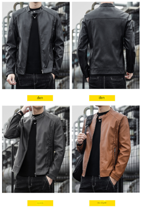 Biker PU Cổ Trụ – Zipper Pocket_thumbnail_14