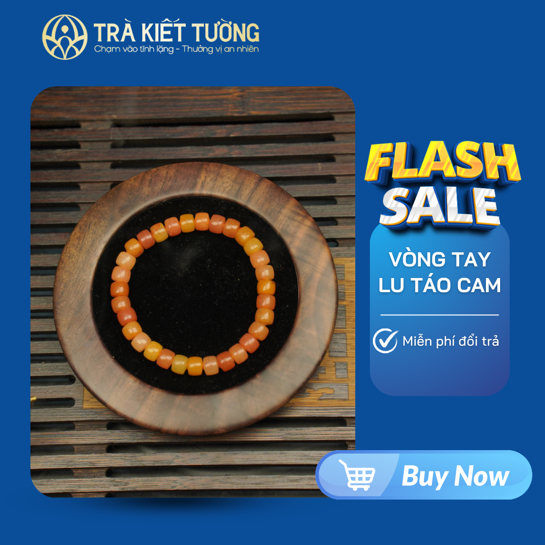 Vòng Tay HÒA ĐIỀN LU TÁO CAM