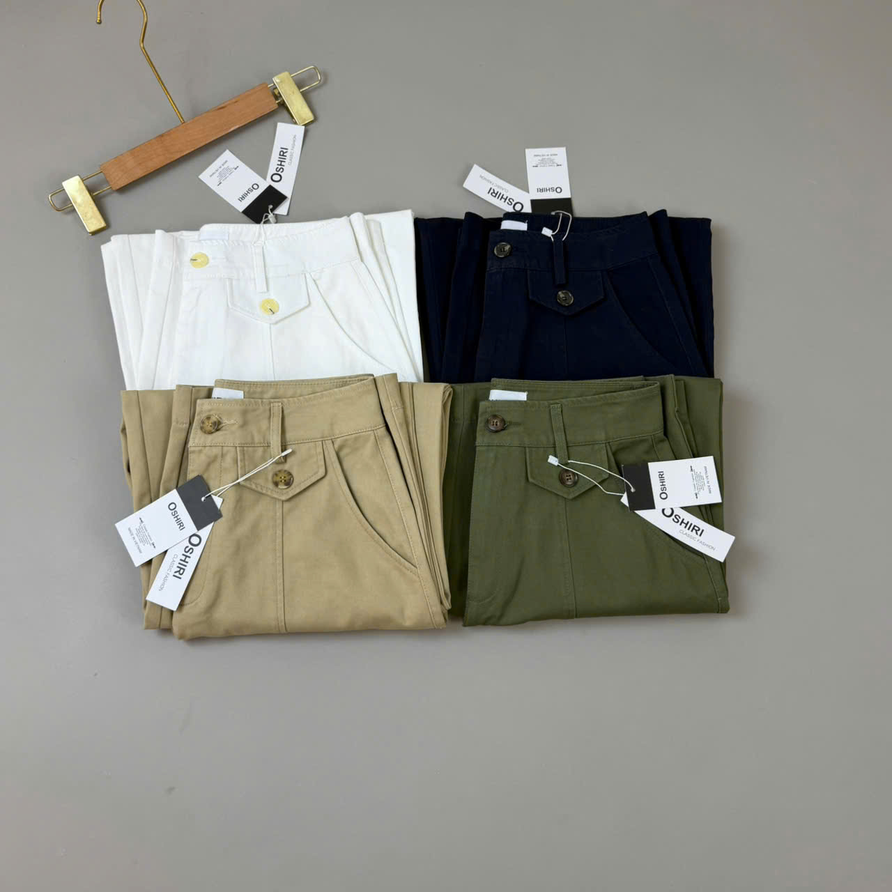 E333 QUẦN KAKI ỐNG CONG PHỐI GÂN OSHIRI 4 MÀU_thumbnail_10