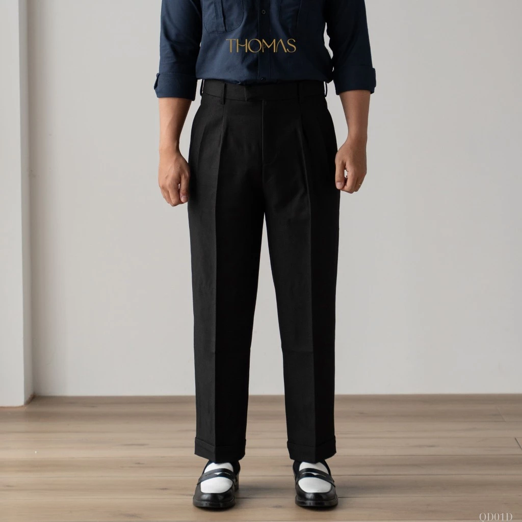 Quần Âu Merlin Trousers Lơ-Vê Vải Tuytsi Form Straight_thumbnail_0