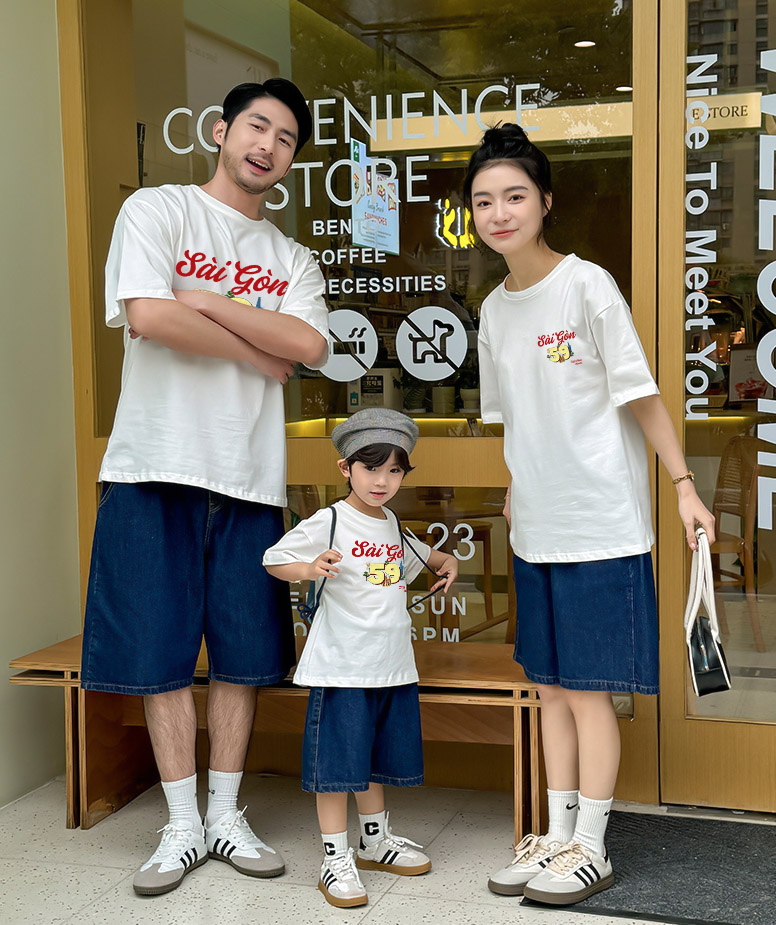 Áo thun nữ du lịch Sài Gòn form vừa regular thoáng mát ARD1282 Miucho Chic in mix_thumbnail_4