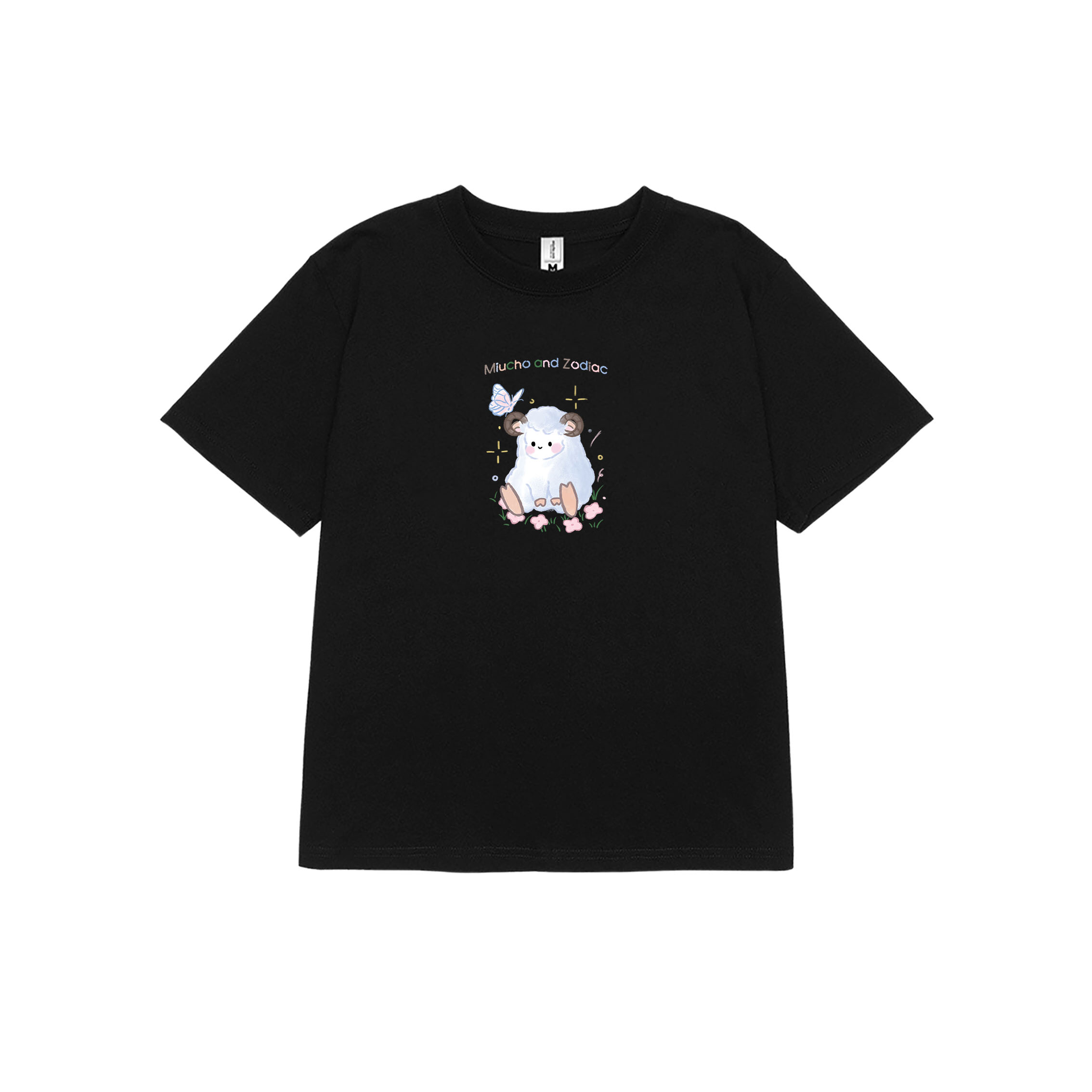 Áo baby tee 12 con giáp tuổi Mùi ( tuổi dê) ABD402 Miucho cotton cổ tròn in graphic_thumbnail_0