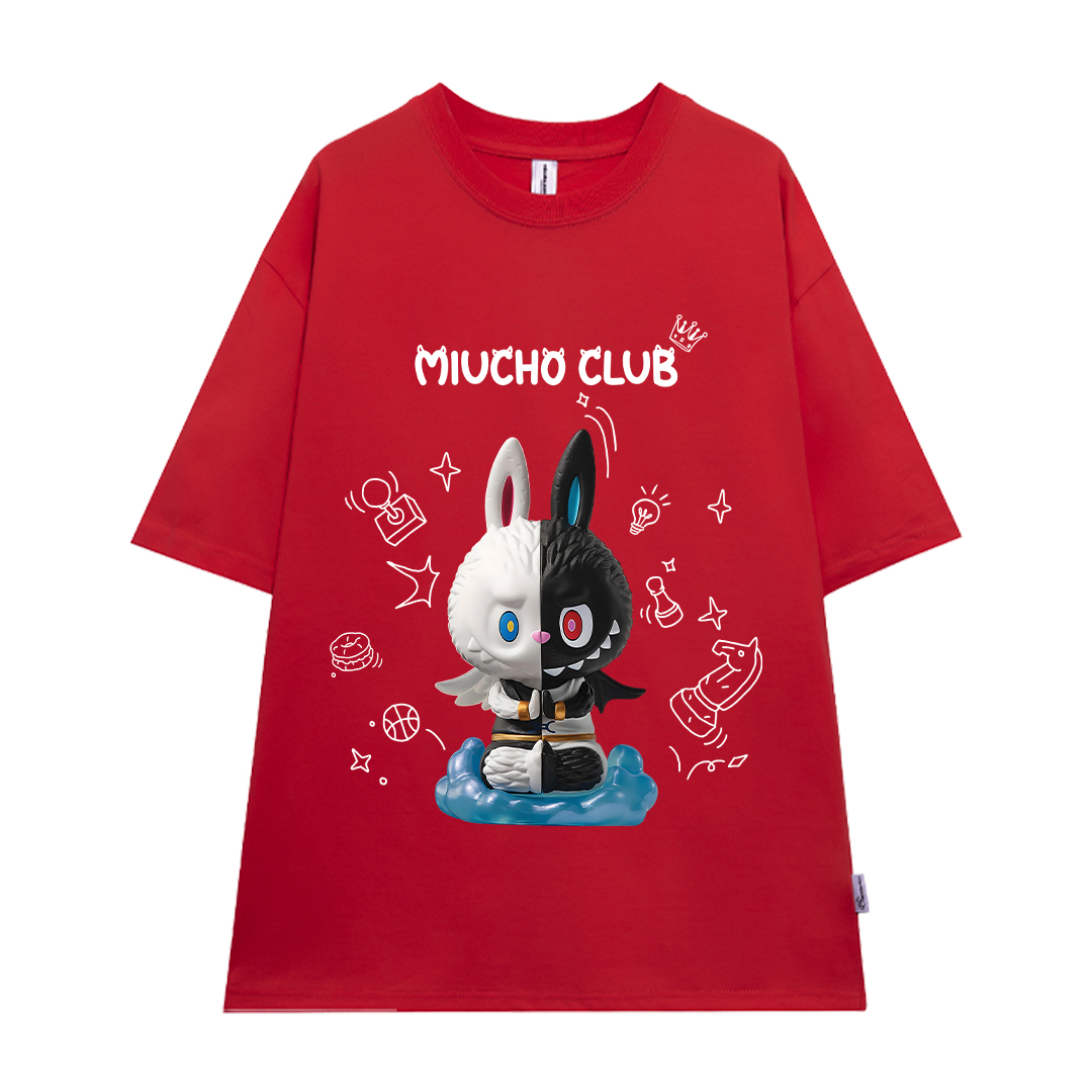 Áo phông labubu form rộng unisex ATD1441 Miucho tay ngắn cổ tròn in mix_thumbnail_6