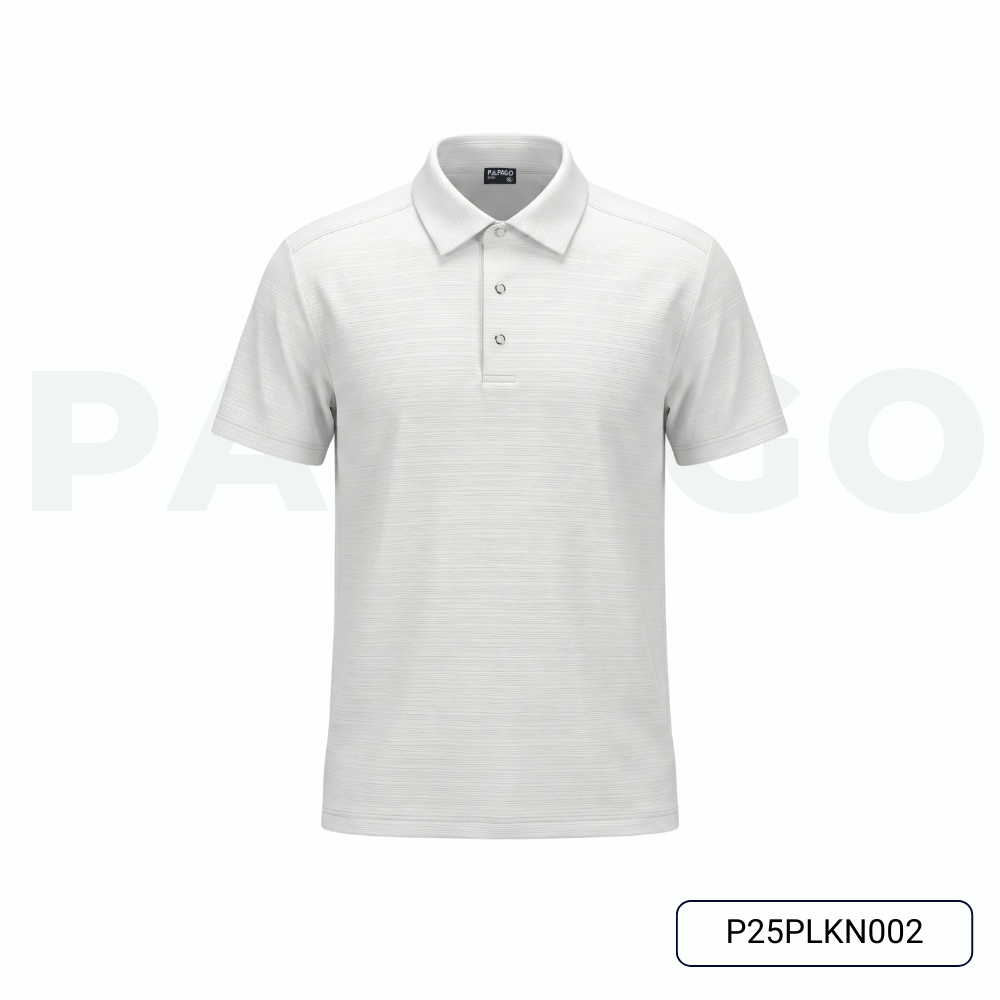 Áo polo PAPAGO cổ sơ mi ép cao cấp, polo trung niên sang trọng form rộng thoải mái - P25PLKN002