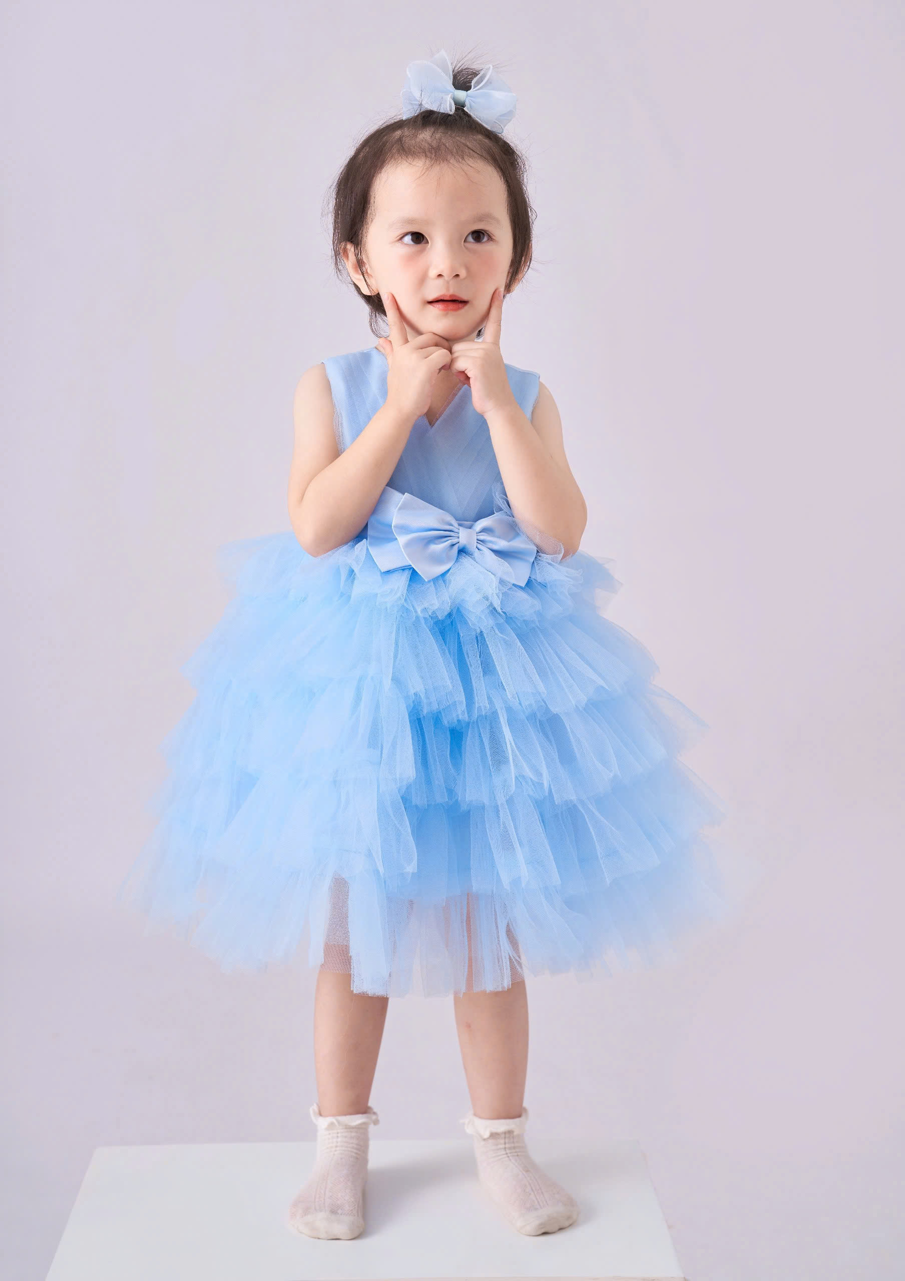 Váy công chúa xếp tầng, sát nách mát mẻ cho bé từ 7kg tới 45kg_thumbnail_7