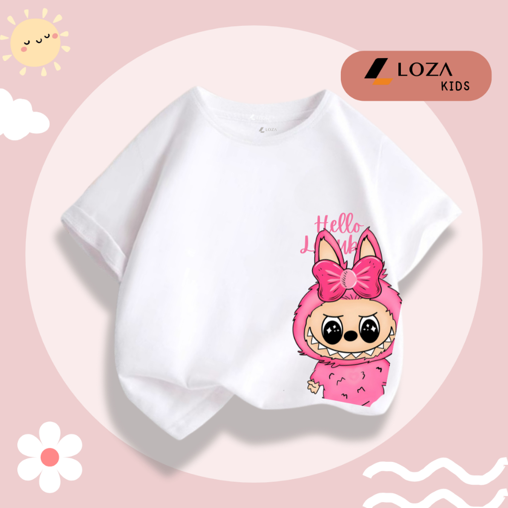 Áo thun bé gái in hình Labubu - Mã CA004_thumbnail_9