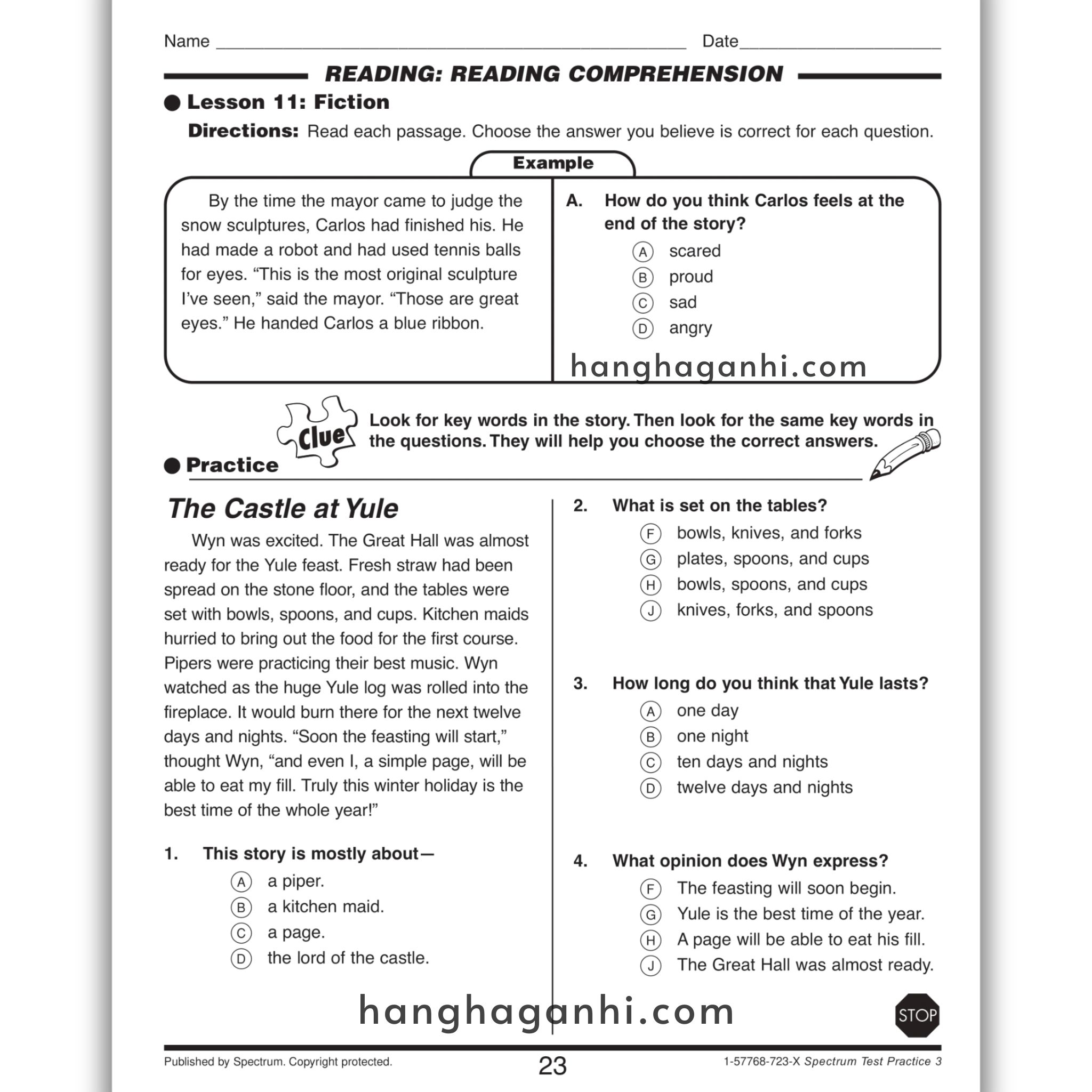 Sách Spectrum Test Practice Workbook Grade 3 ĐEN TRẮNG_thumbnail_14