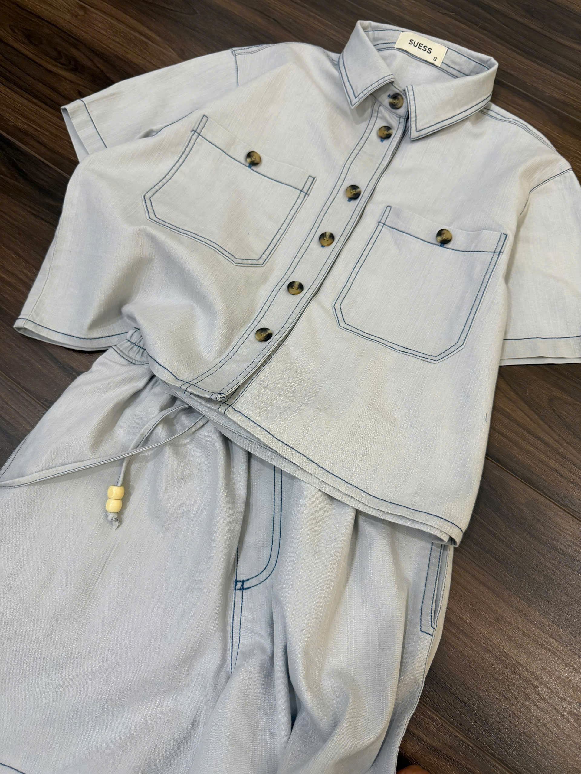 Set bộ ngắn Coton Q lưng thun_thumbnail_2