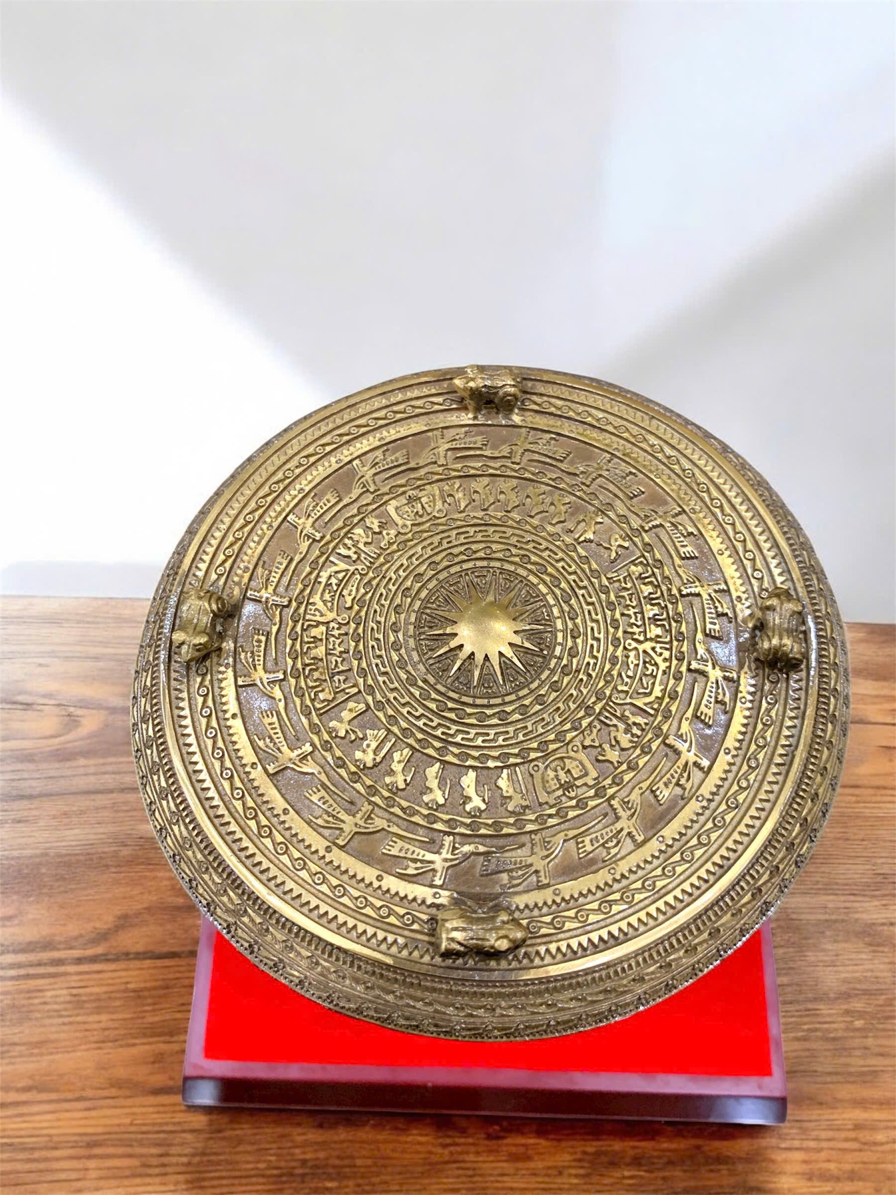 Qủa trống đồng giả cổ KT15cm _thumbnail_0