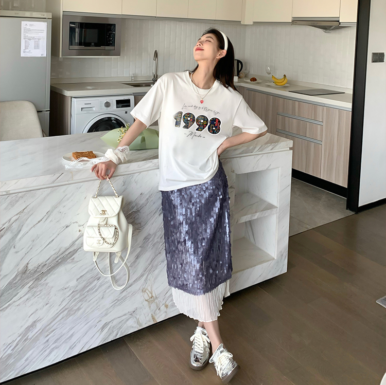 Áo thun nữ in năm sinh 1998 form vừa regular vải cotton 4c thoáng mát ARD1785 Miucho Chic in mix_thumbnail_4