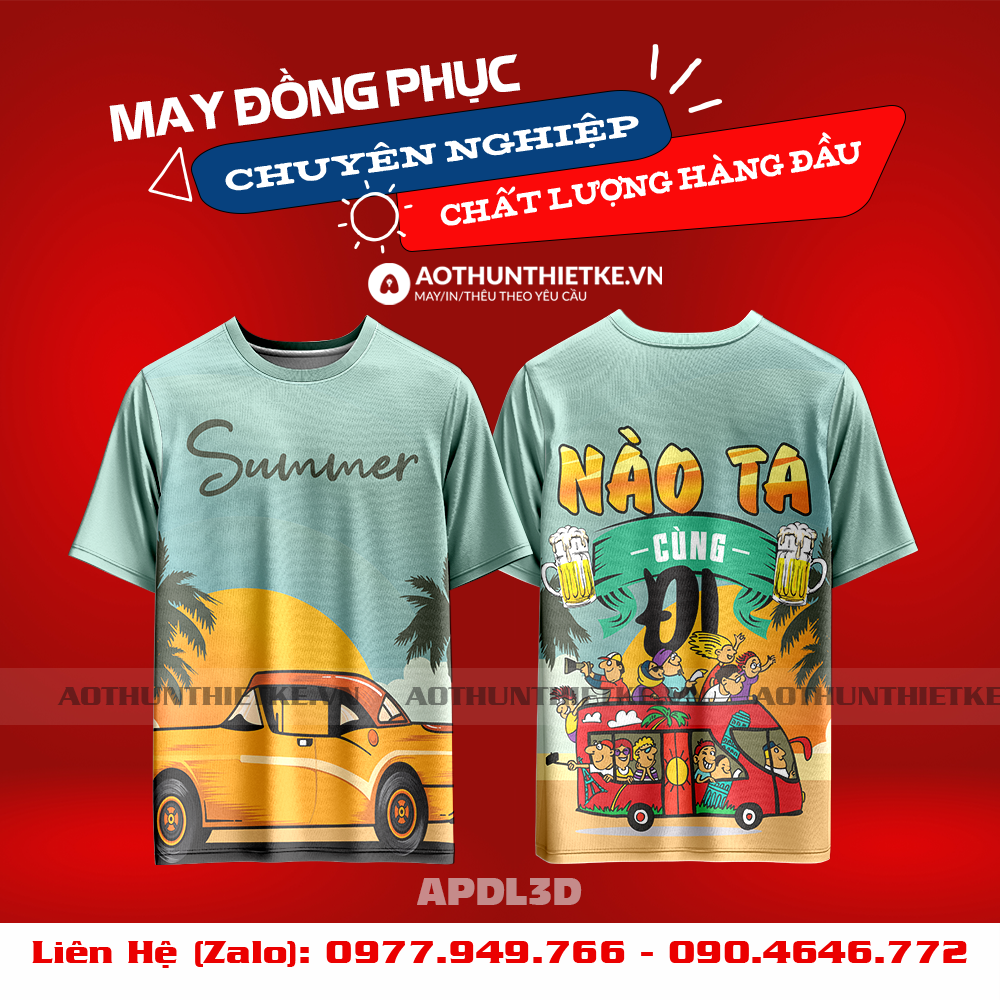 Áo Phông Du Lịch 3D-TK85