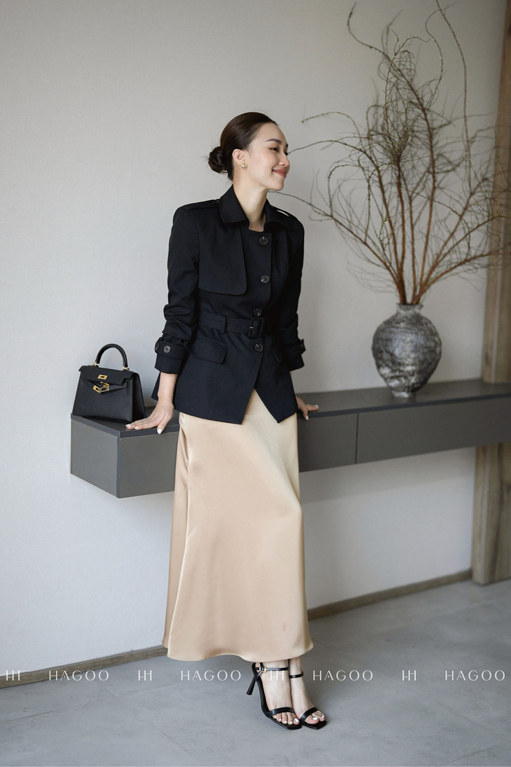 Áo khoác kaki dáng ôm thắt eo_thumbnail_8