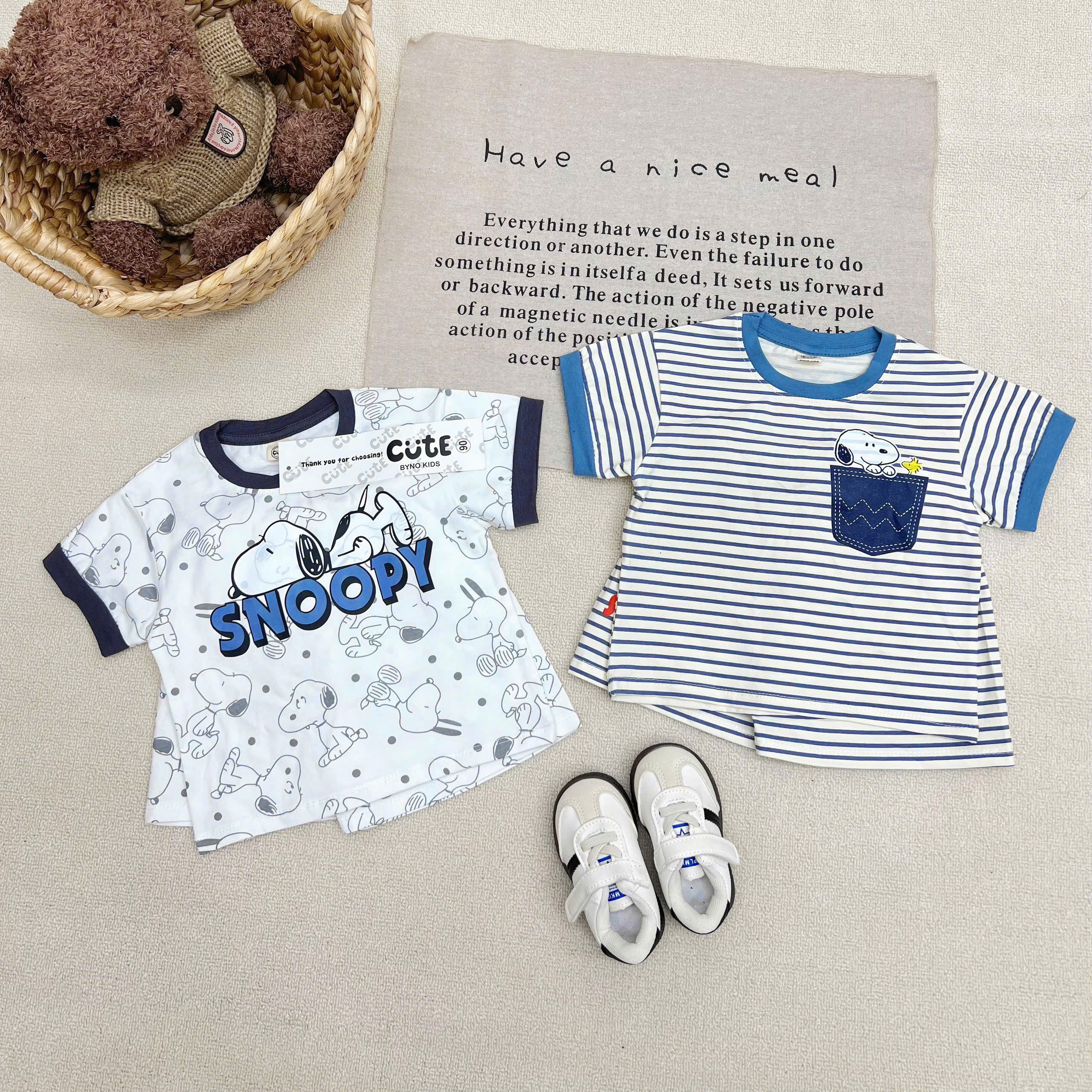 R83 SET 2 BỘ CỘC SNOPPY FULL CHÓ VÀ SỌC- A100.348