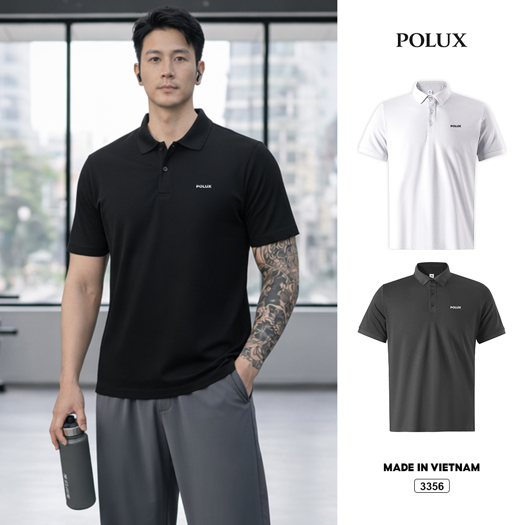 Áo polo cá sấu form vừa local brand Polux 3356