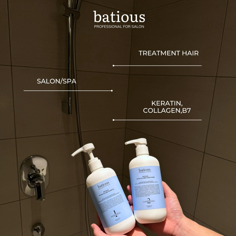 Q288 - CẶP DẦU GỘI XẢ CAO CẤP BATIOUS XANH