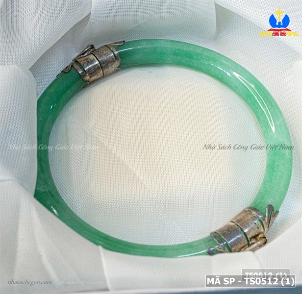 Vòng tay Ngọc Bích bọc bạc_thumbnail_4