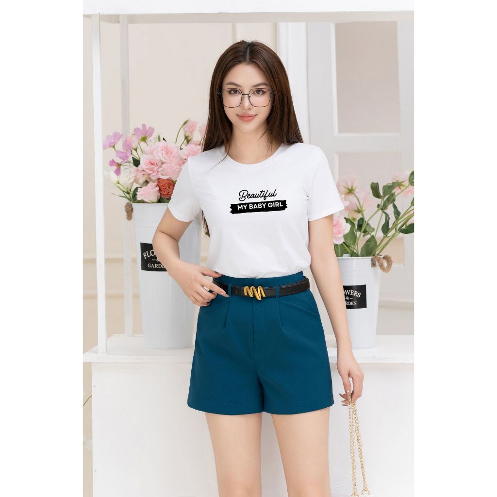 [Form Vừa] Áo thun nữ form vừa in hình họa tiết đơn giản - Áo phông nữ Loza G0135_thumbnail_4