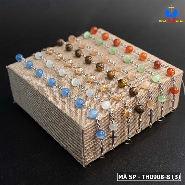 Lắc Mân Côi đá mắt mèo màu màu xanh lá non 6ly_thumbnail_3