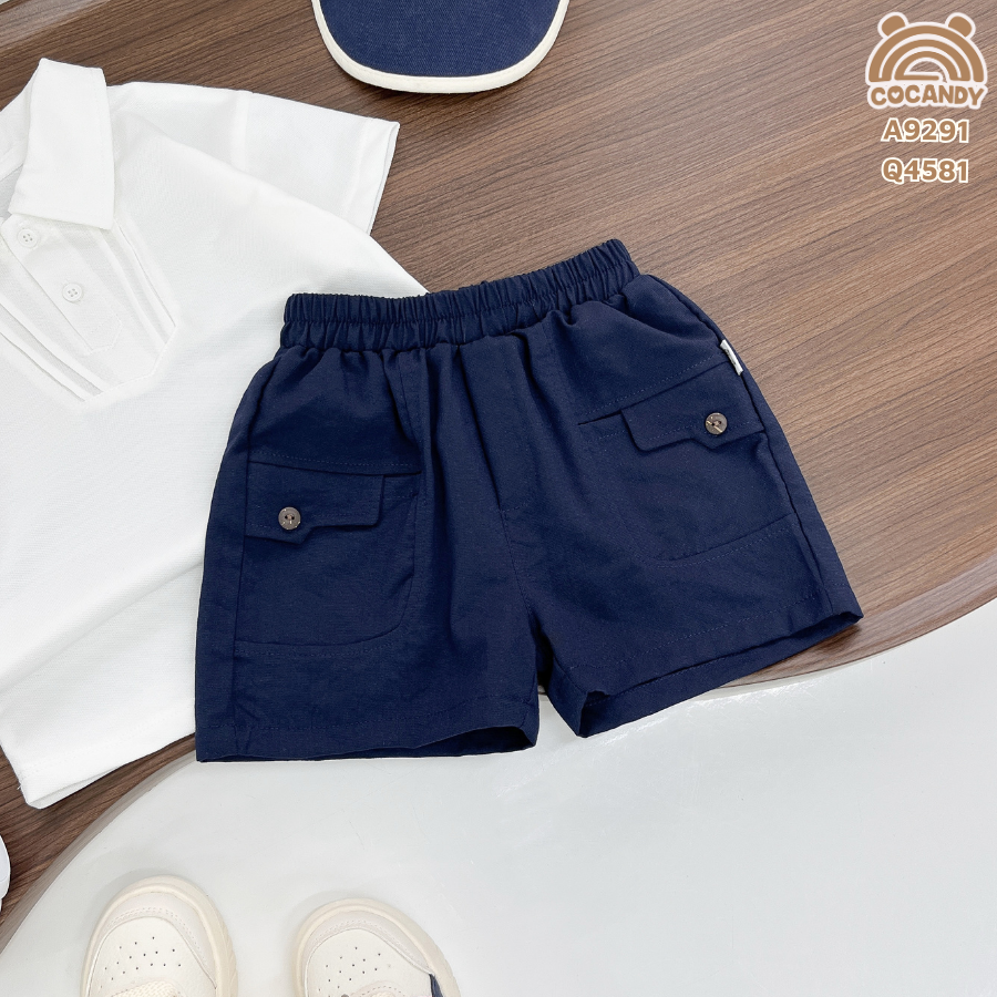 Quần cộc xước XANH can túi ốp kiểu 2 bên_thumbnail_3